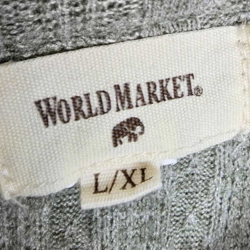 Market World Market Womens Ribbed Wide Leg Jumpsuit Size L/XL Boho Size L / US 10 / IT 46 - 5 Thumbnail
