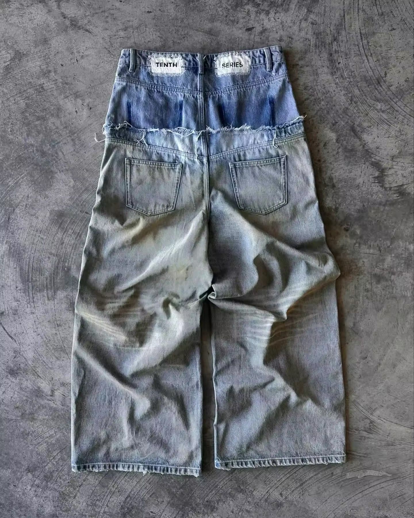 Japanese Brand × Vintage hip hop letter printed wide leg jeans Size US 28 / EU 44 - 2 Thumbnail