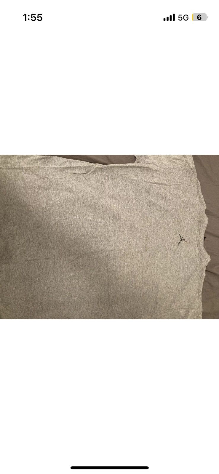 Jordan Brand VINTAGE NIKE AIR JORDAN 1 WINGS GREY CO.JP MEN'S T-SHIRT Size US L / EU 52-54 / 3 - 4 Thumbnail