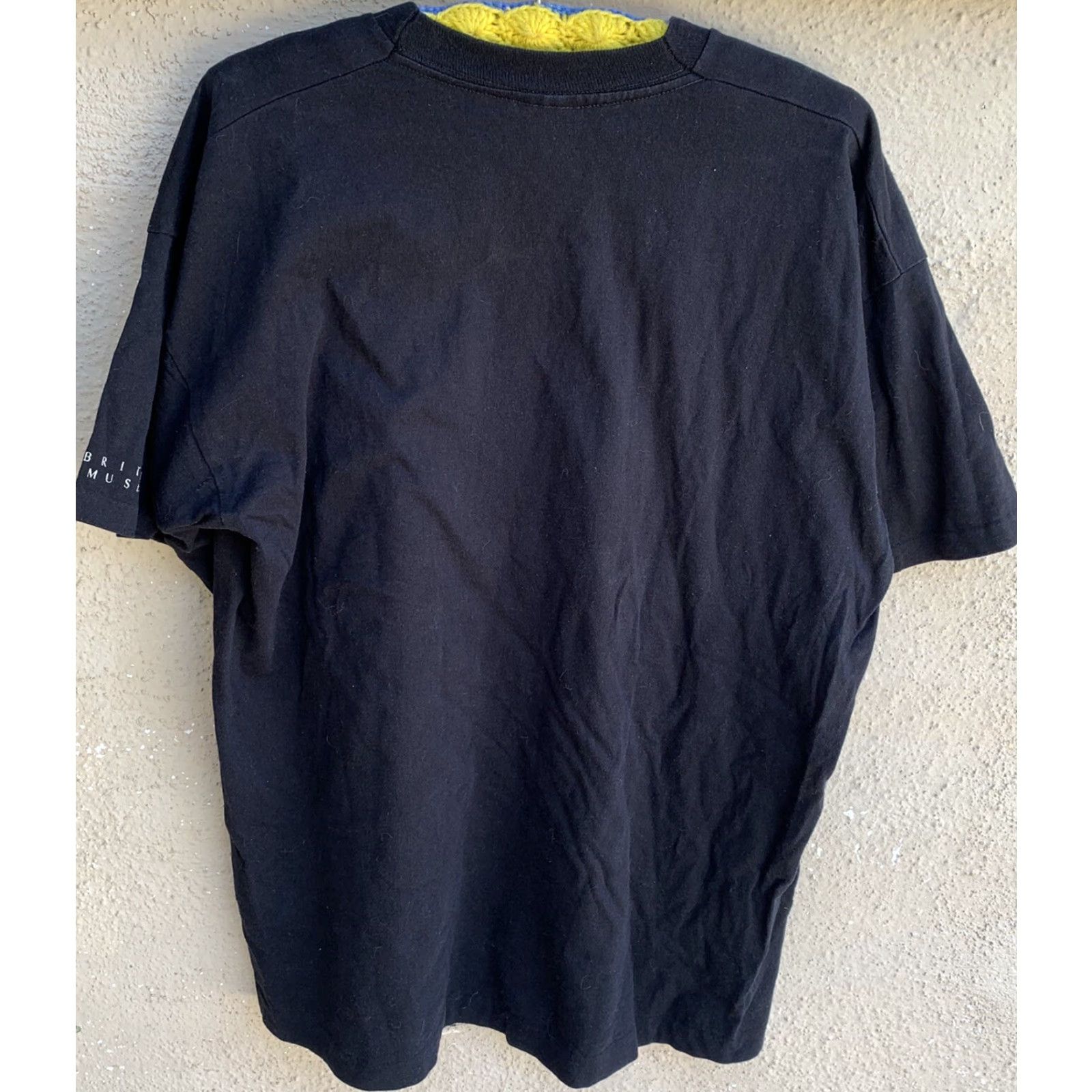 Vintage VINTAGE Screen Stars T-Shirt British Museum XL Short Sleeve Men Black 100% Cotton Graphic Tee Size US XL / EU 56 / 4 - 6 Thumbnail