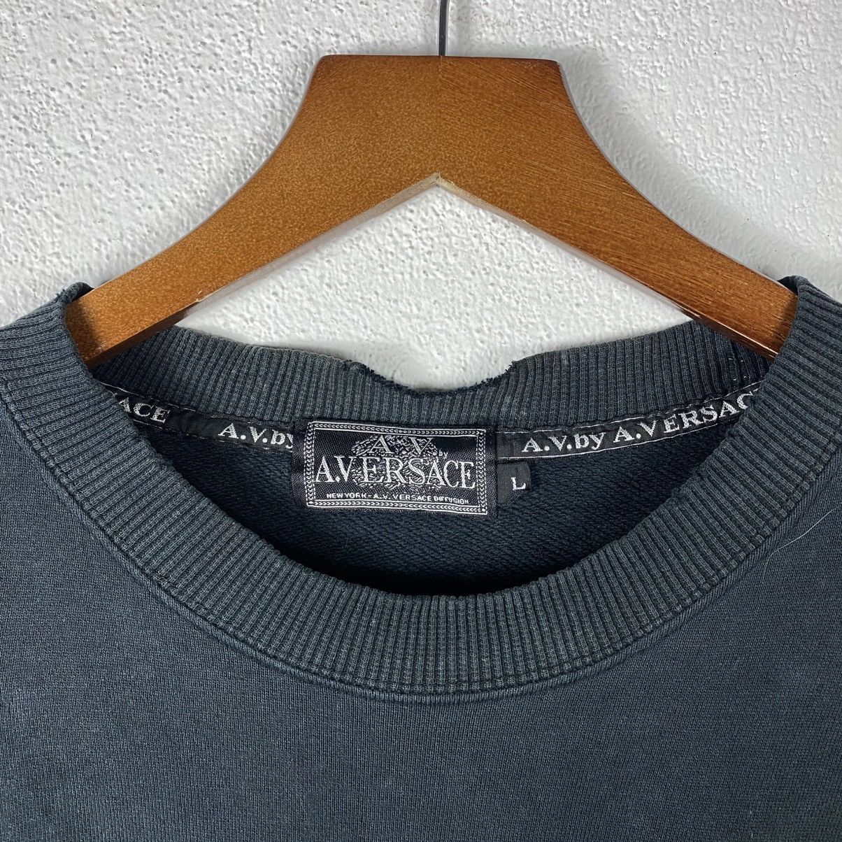 Designer × Vintage 🔥VINTAGE A.VERSACE MEDUSA LOGO SWEATER Size US L / EU 52-54 / 3 - 3 Thumbnail