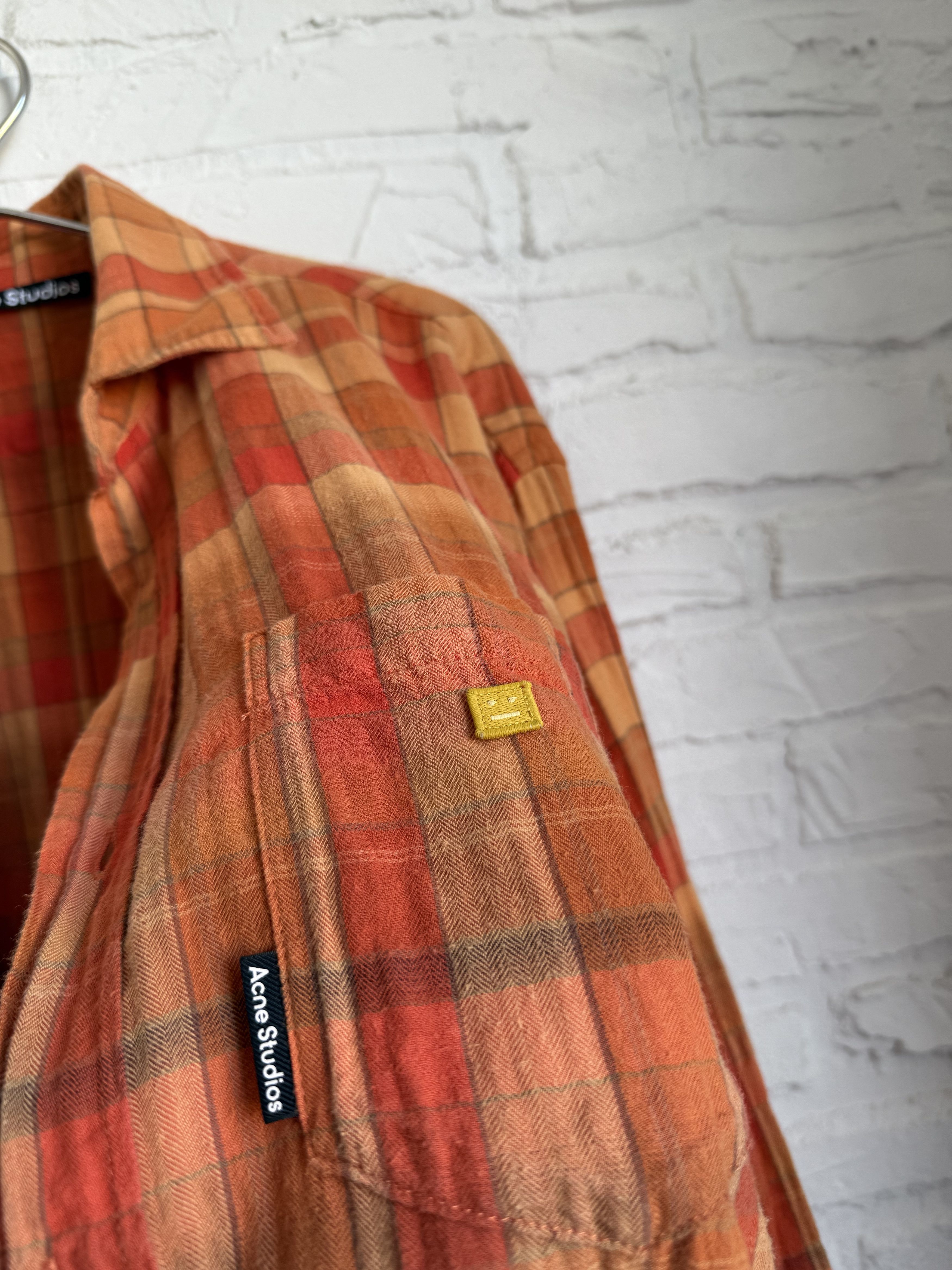 Acne Studios Acne Studios plaid flannel oversized shirt Size US M / EU 48-50 / 2 - 6 Thumbnail