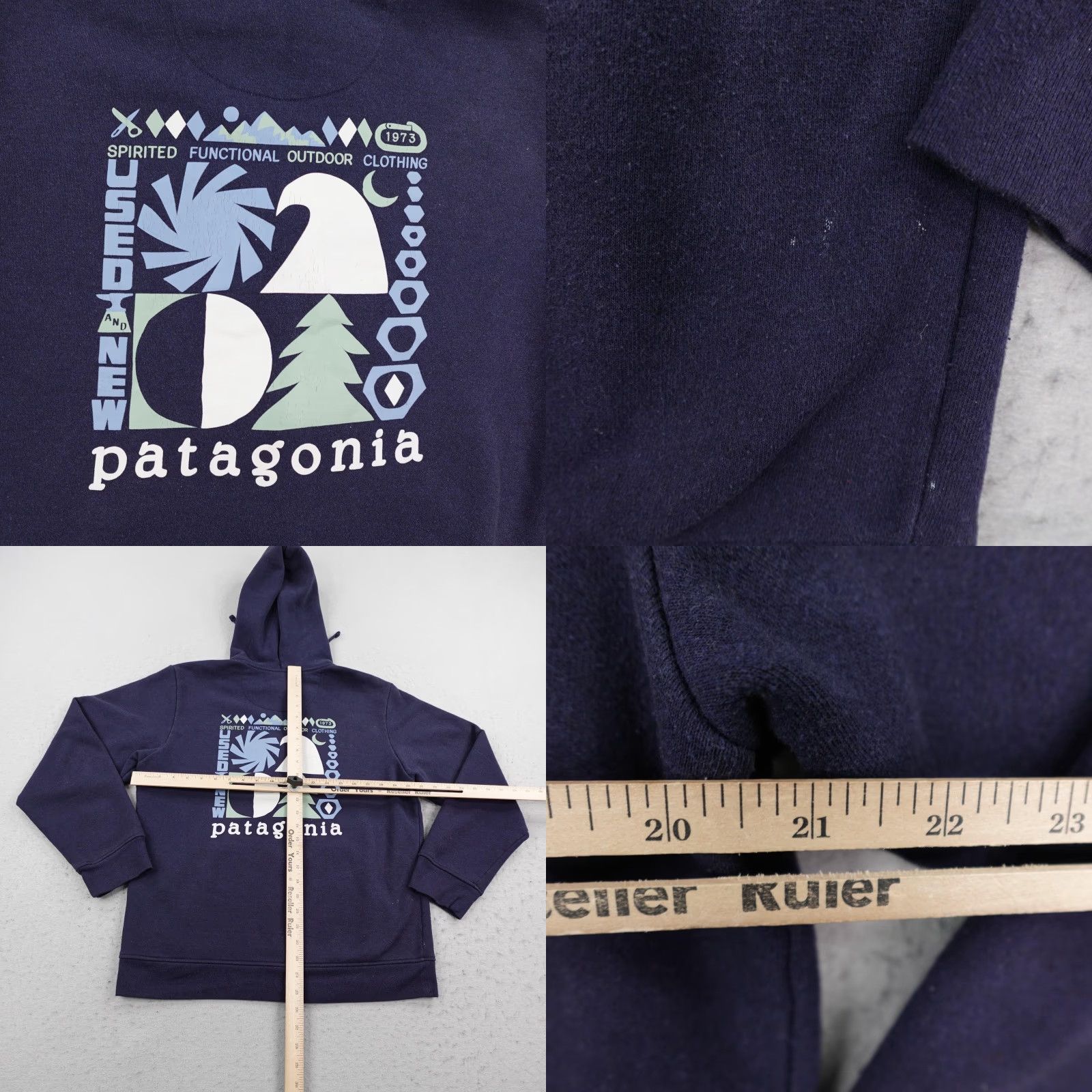 Patagonia Patagonia Hoodie Men Large Blue Uprisal Spirited Seasons Zip Up Hoody Sweatshirt Womens? Size US L / EU 52-54 / 3 - 9 Thumbnail
