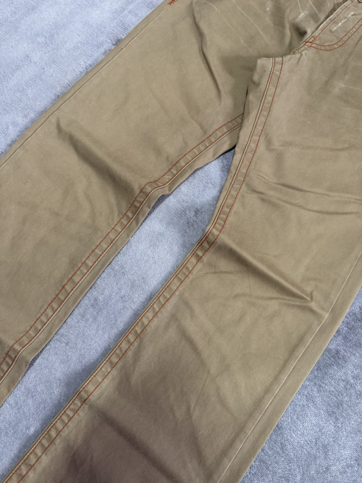20471120 × 5351 POUR LES HOMMES × Beauty Beast 291285=Homme Flared Contrast Stitch Pants Size US 30 / EU 46 - 4 Thumbnail