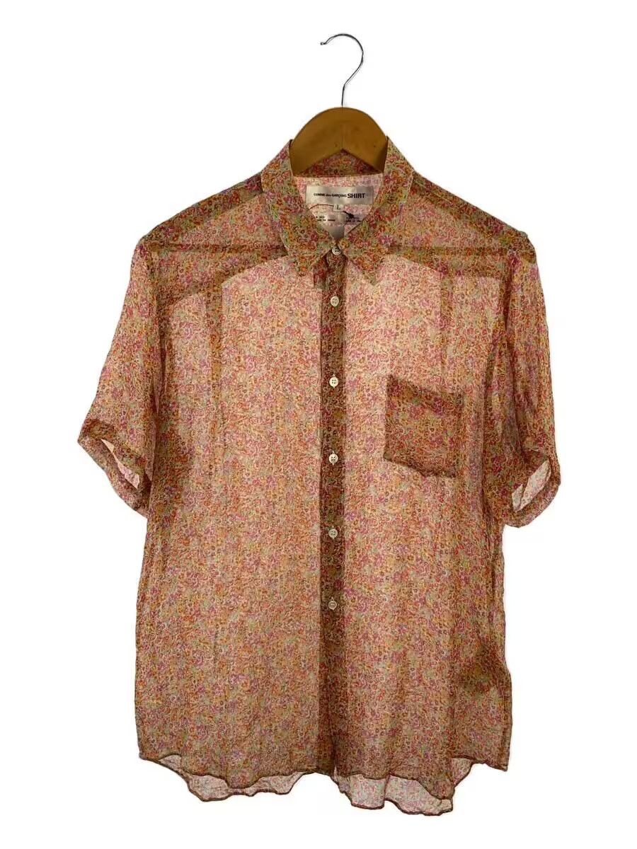 Comme des Garcons × Comme des Garcons SHIRT Floral Silk Short Sleeve Button Shirt Size US L / EU 52-54 / 3 - 1 Thumbnail