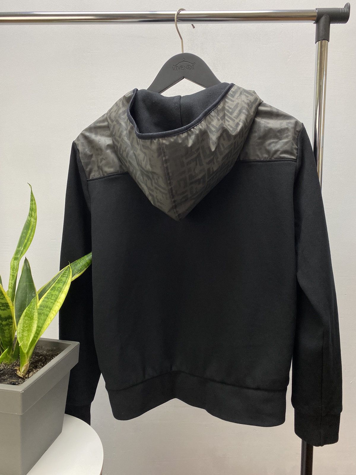 Fendi Fendi Monogram Hoodie Men’s M Black Hood Logo Hype Styled Size US M / EU 48-50 / 2 - 20 Thumbnail