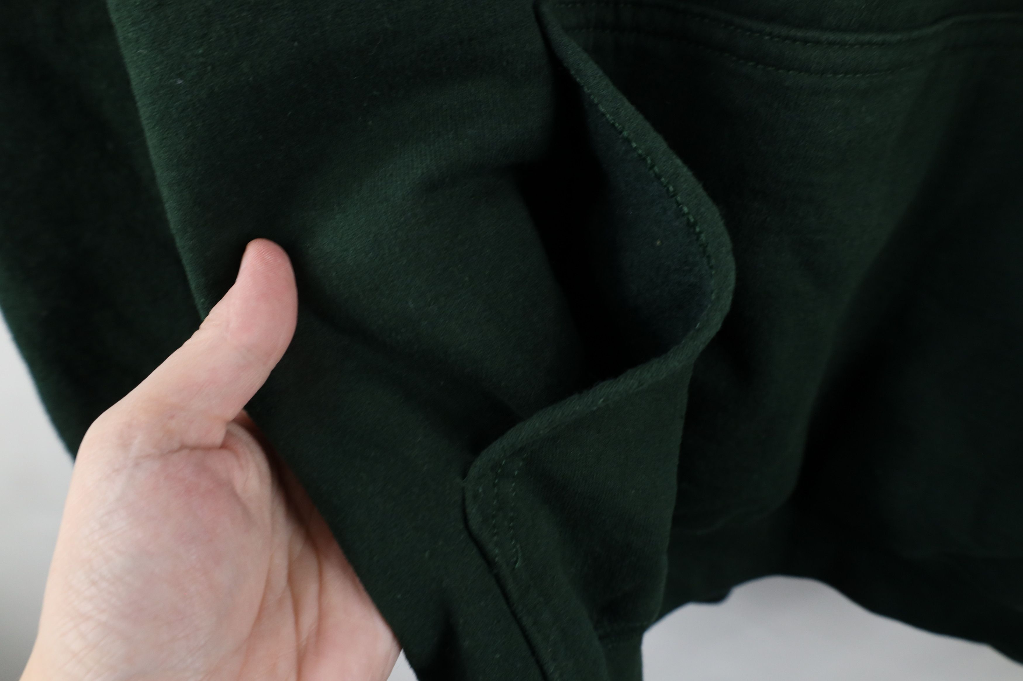 Vintage Vintage 90s Streetwear Heavyweight Hoodie Sweatshirt Green Size US XXL / EU 58 / 5 - 7 Thumbnail