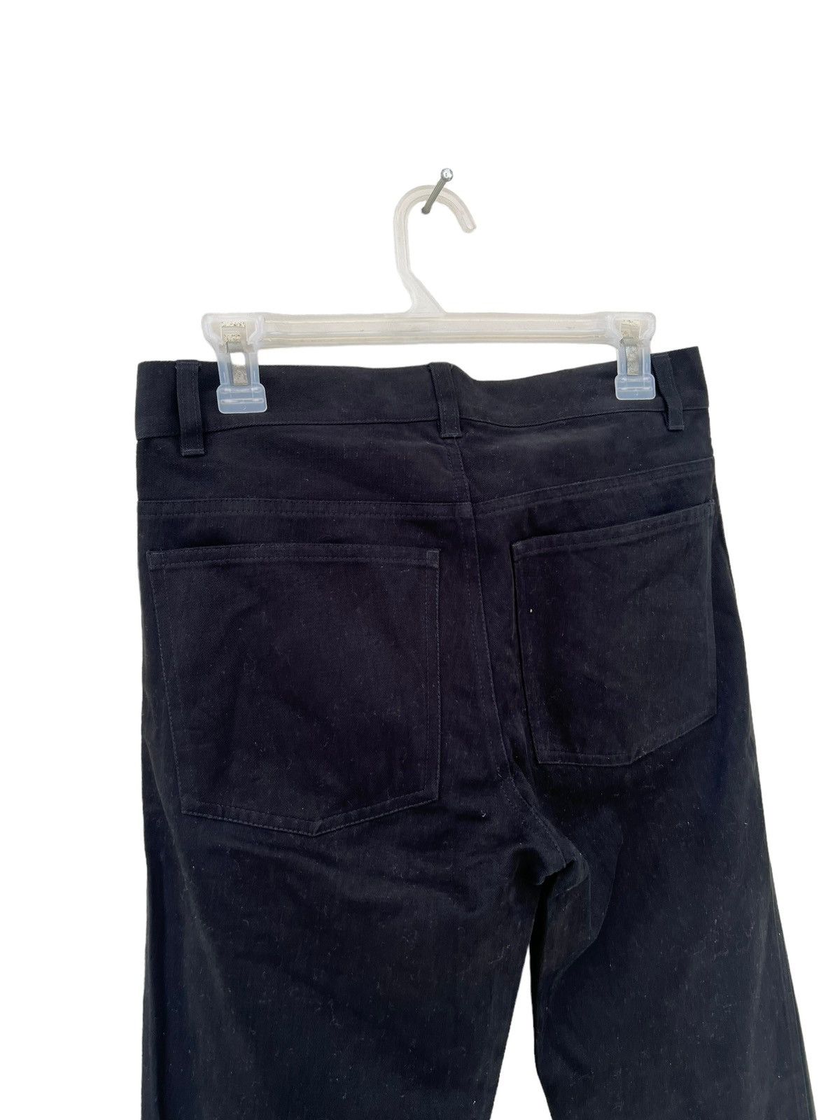 agnes b. Vintage Agnes B. Homme Paris Dark Black Trouser Pant Size US 29 - 16 Thumbnail