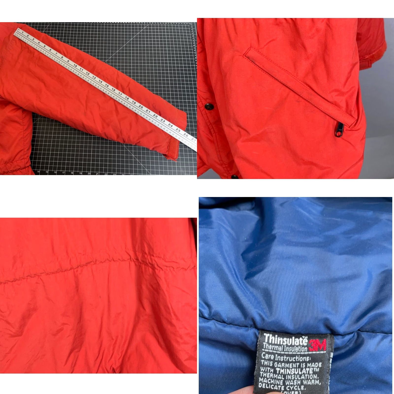 Vintage VINTAGE L.L. Bean Parka Jacket Mens XL Tall Orange Red Zip Up Size US XL / EU 56 / 4 - 8 Thumbnail