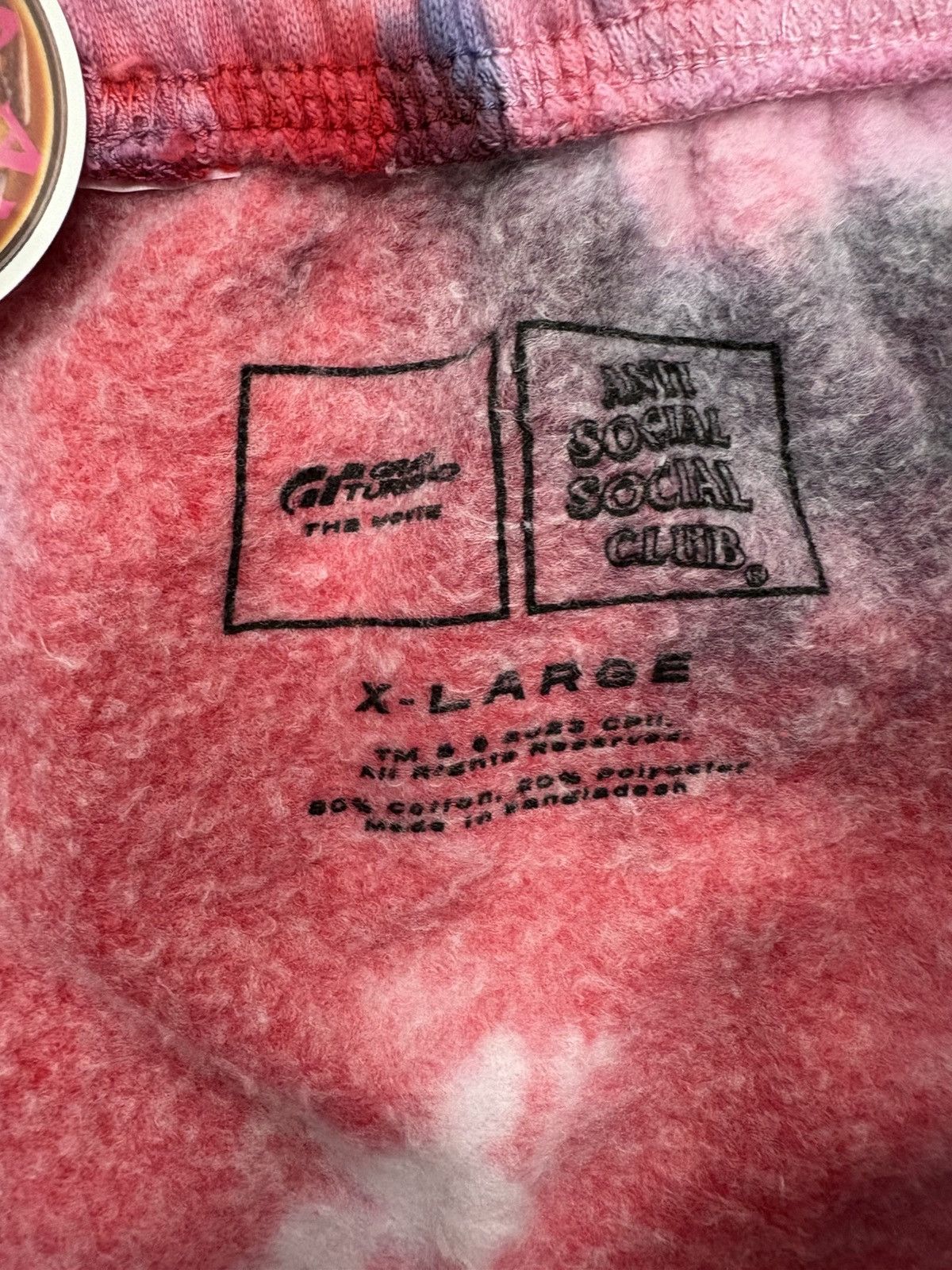 Anti Social Social Club Anti Social Social Club x Gran Turismo Dye Sweatpant “Red” Size US 36 / EU 52 - 6 Thumbnail