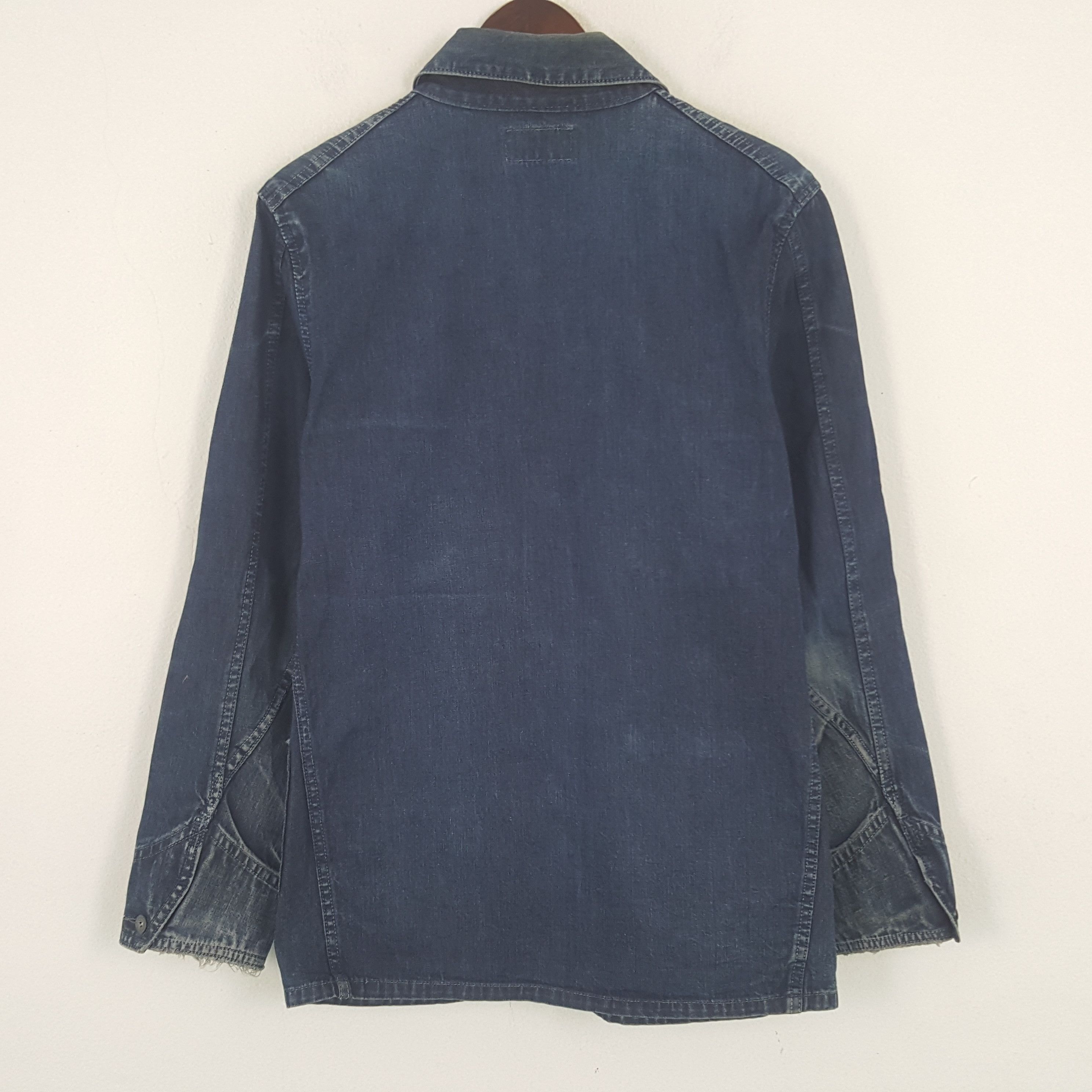 Ralph Lauren × Vintage Vintage RRL Ralph Lauren Fashion Denim Jacket Size US XL / EU 56 / 4 - 3 Thumbnail