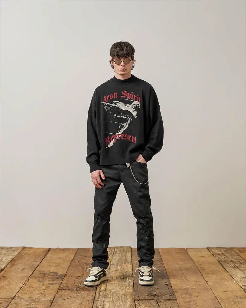 Represent Clo. Represent Clo - Iron Spirit Knit Sweater - Size M Size US M / EU 48-50 / 2 - 7 Thumbnail