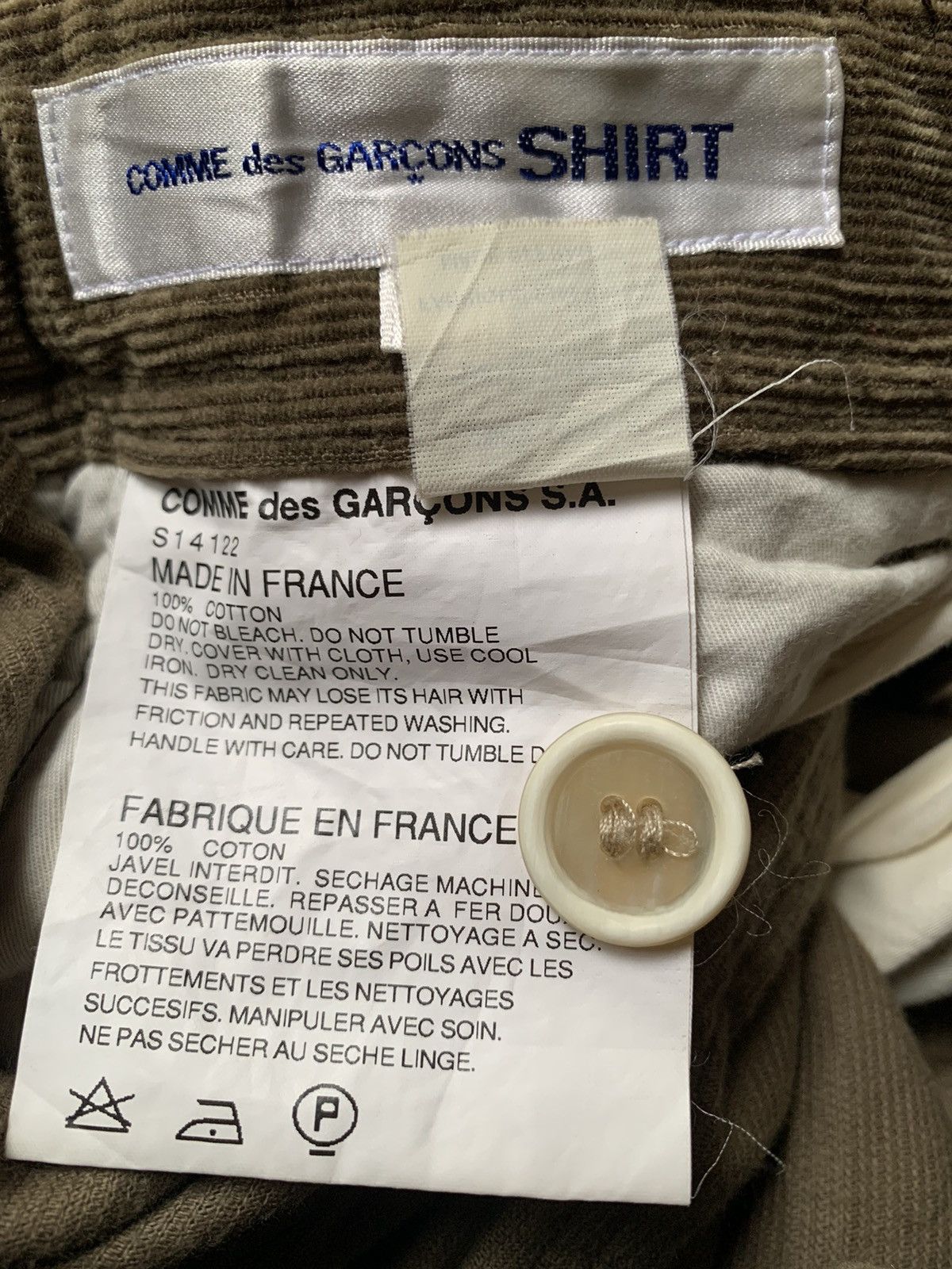 Comme des Garcons Homme Plus Comme des garcons striped side with elastic waist Size US 30 / EU 46 - 8 Thumbnail