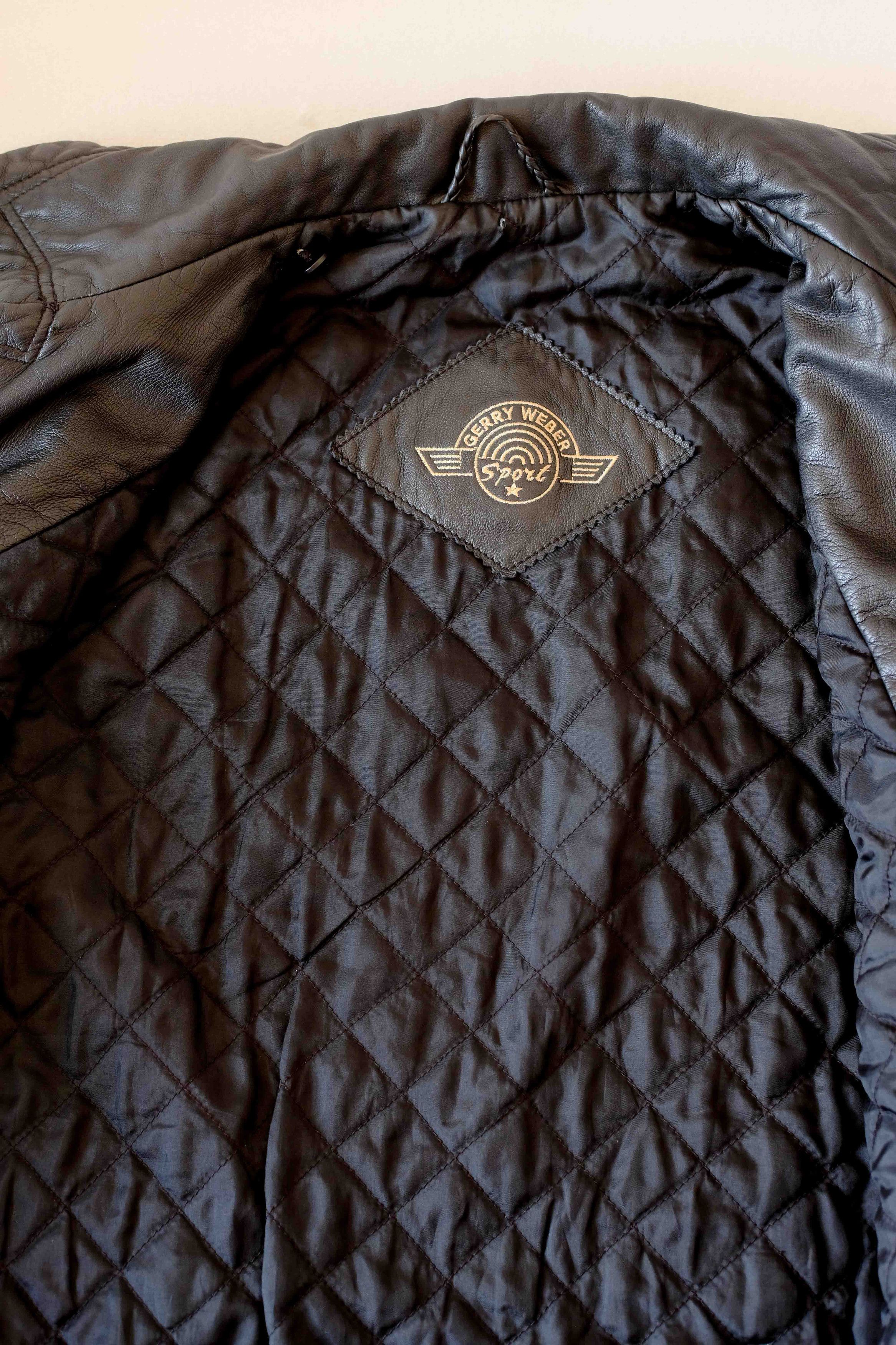 Other Gerry Weber leather biker-style vest Size US L / EU 52-54 / 3 - 10 Thumbnail