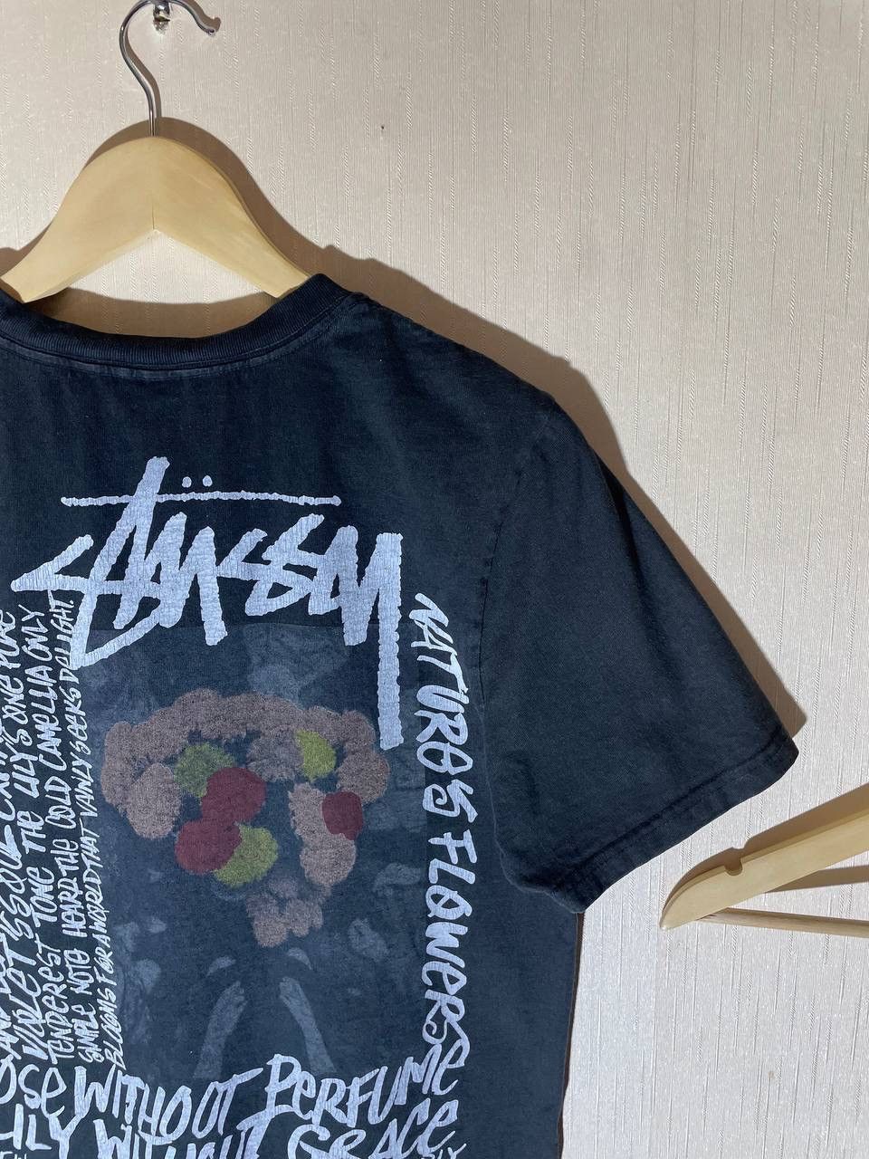 Stussy × Vintage Stussy Vintage Flowers Printed y2k T Shirt Size US S / EU 44-46 / 1 - 3 Thumbnail