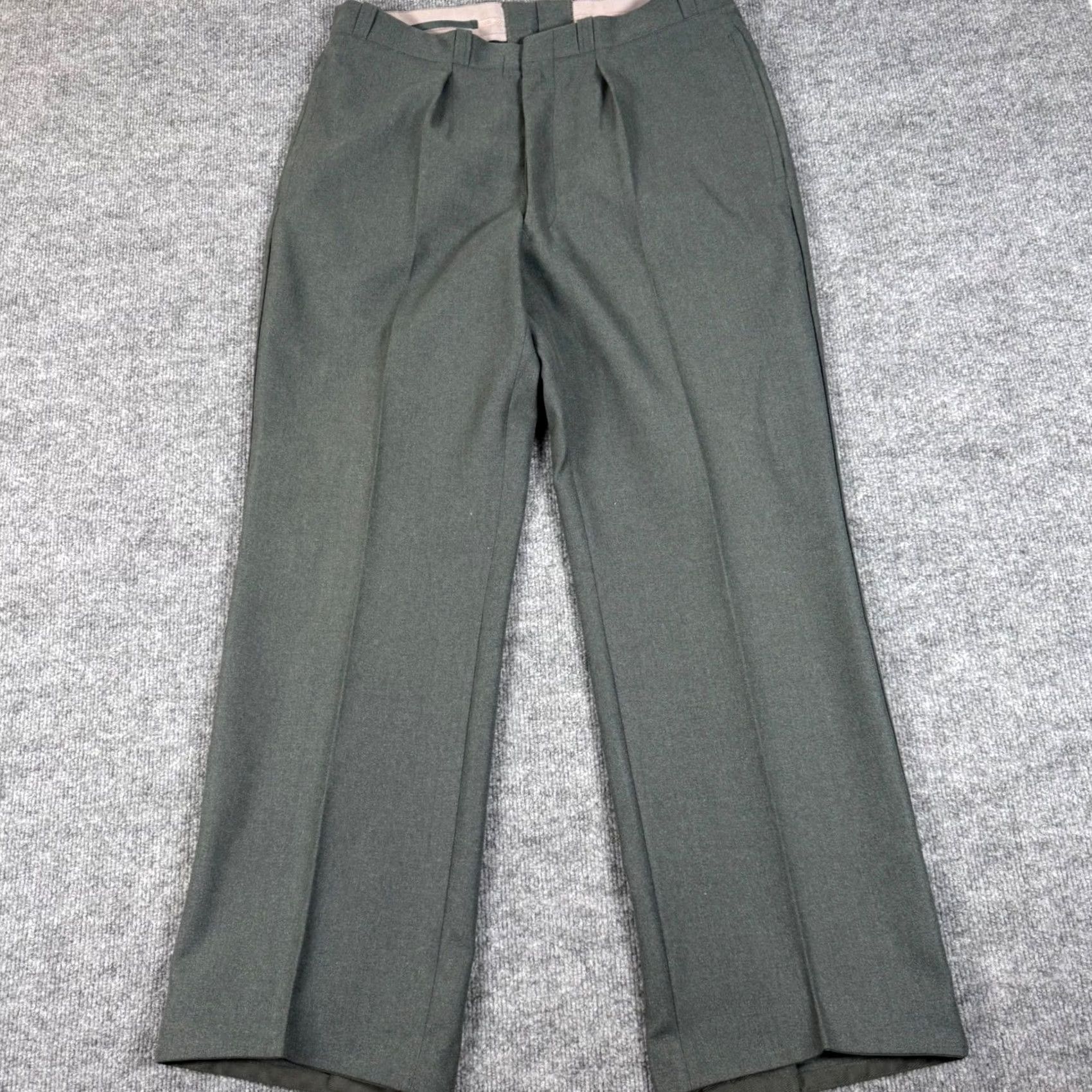 Vintage Vintage military wool blend dress pants 36x30 gray Men Size US 36 / EU 52 - 4 Thumbnail