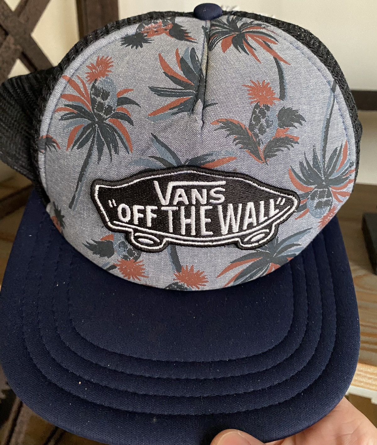Vans Vans Palm Tree Trucker Snap Back Hat Size ONE SIZE - 3 Thumbnail