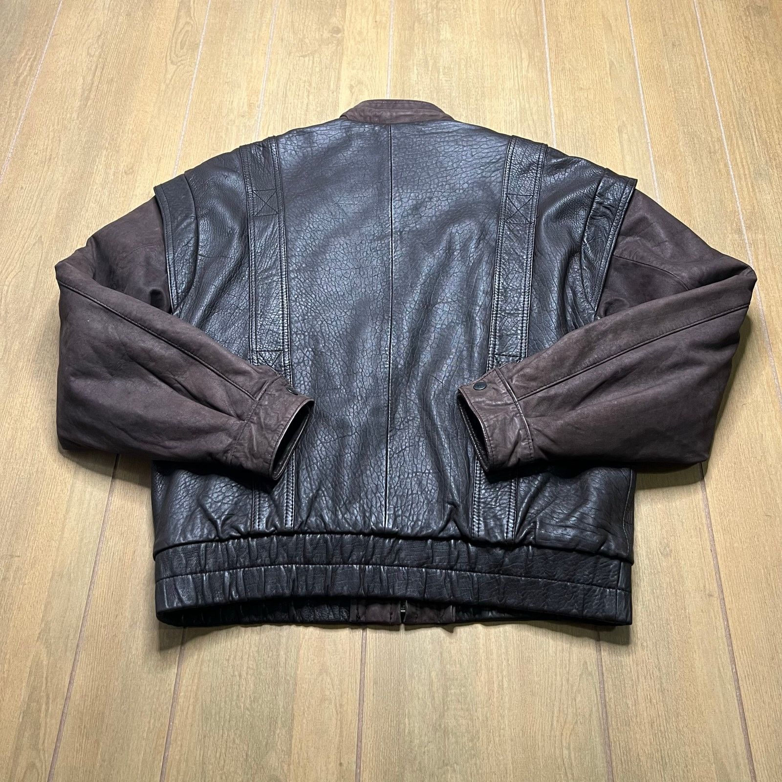 Elliott Vintage Elliot Kastle Leather Jacket Brown Aviator Bomber 40 Size US M / EU 48-50 / 2 - 13 Thumbnail