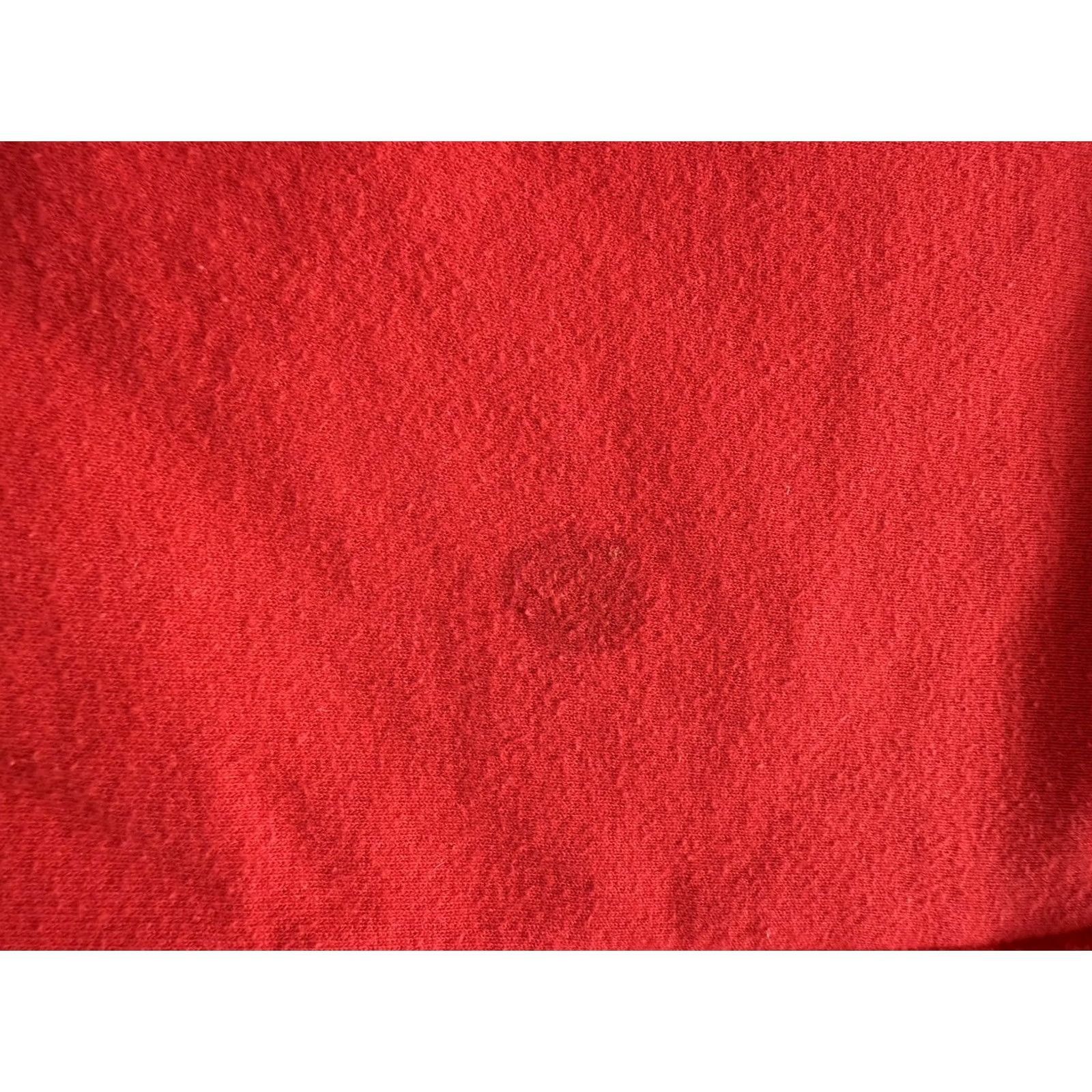 Gildan Hoodie Mens Large Red Full Zip Graphic Port Orange FL Fishing Our Deck Down Under Size US L / EU 52-54 / 3 - 8 Thumbnail