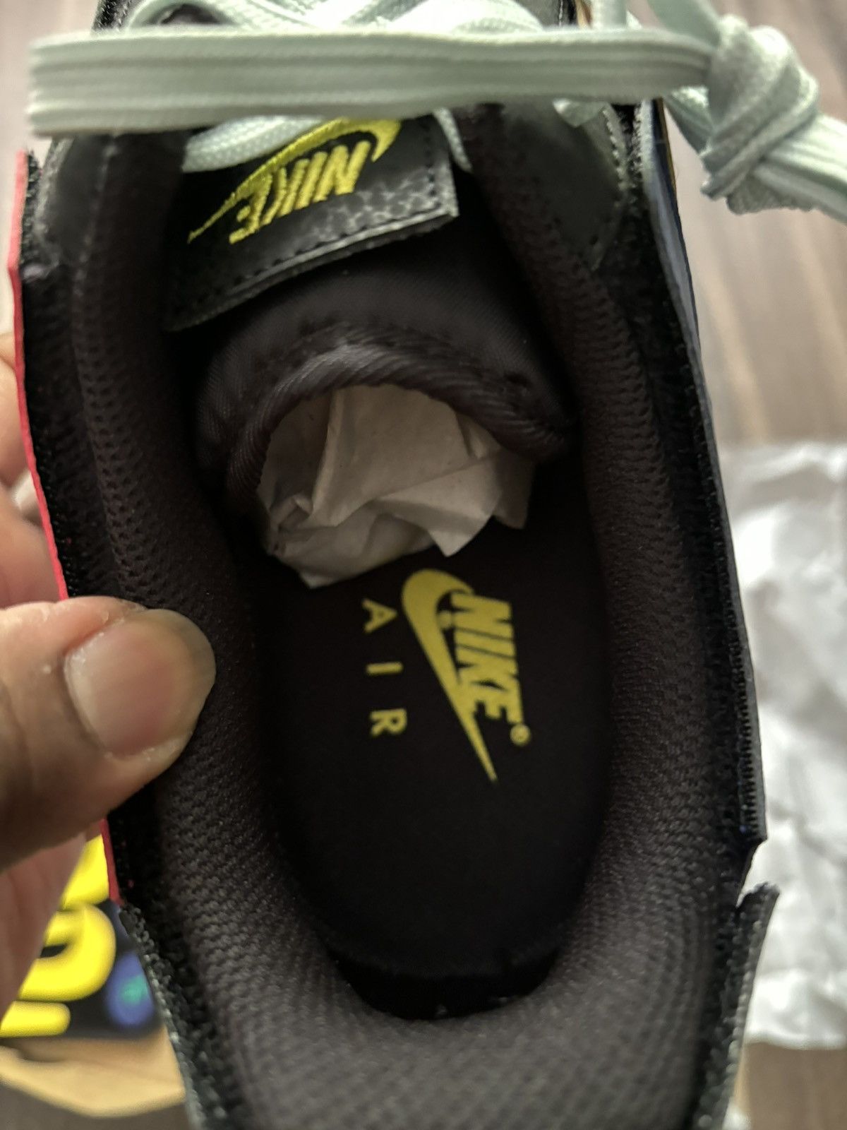 Nike 2021 Air Force 1/1 'Black Multi-Color' Sneakers Size US 11 / EU 44 - 7 Thumbnail