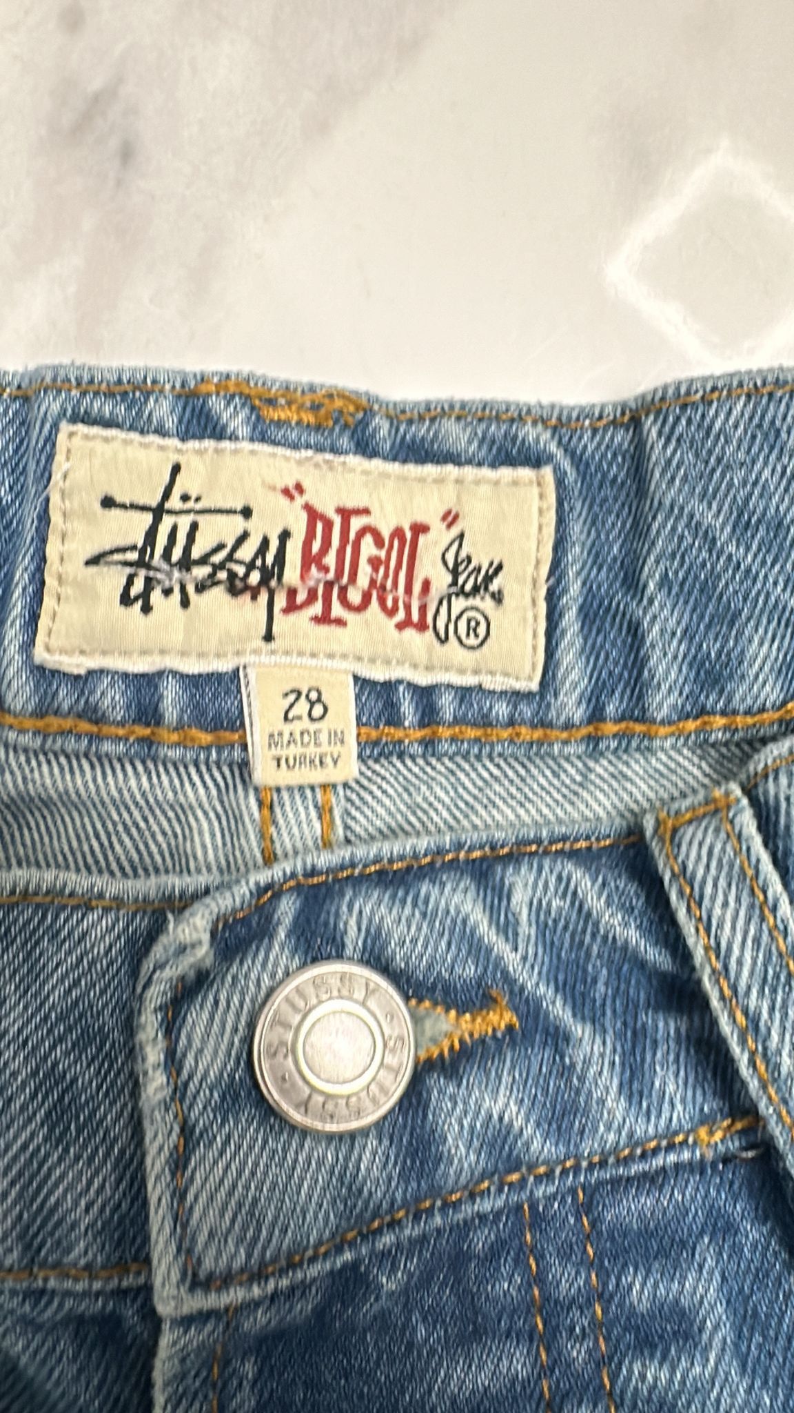Stussy × Vintage Stussy Big Ol Jean Blue Size 28 Size US 28 / EU 44 - 5 Thumbnail