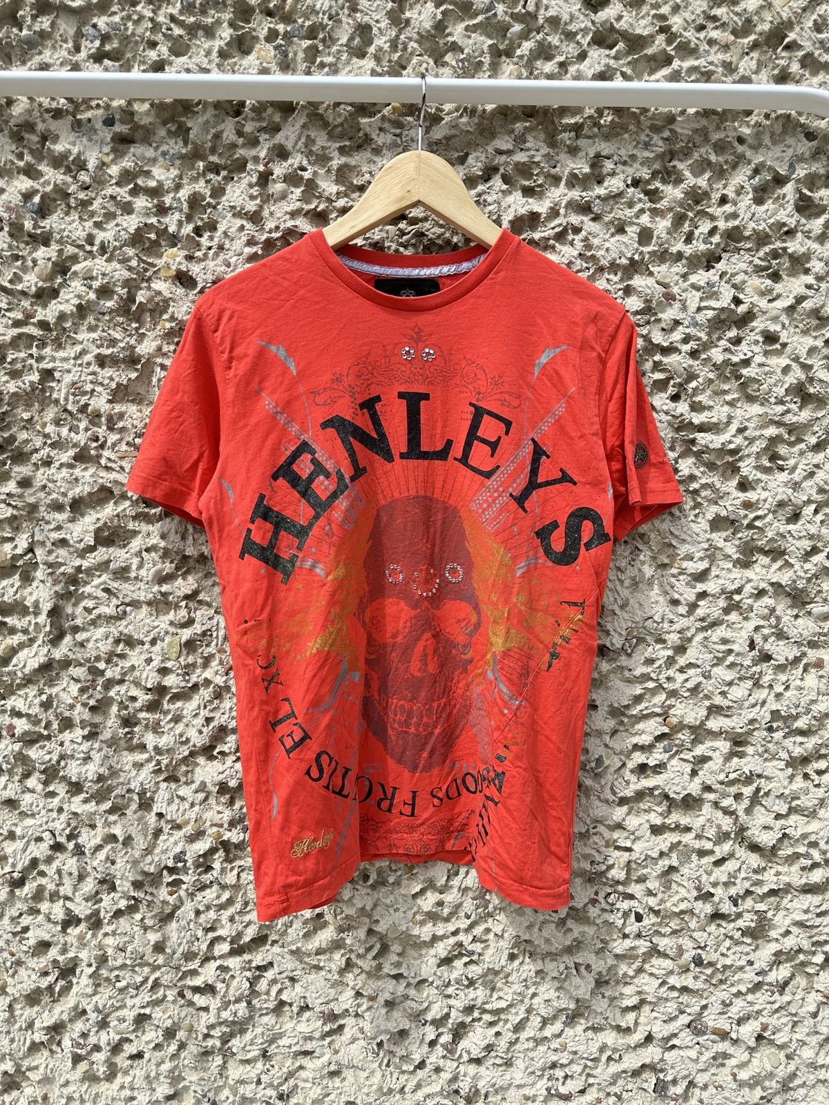 Affliction Vintage 2000s y2k skull skeleton tribal tatoo tee t-shirt Size US M / EU 48-50 / 2 - 1 Thumbnail