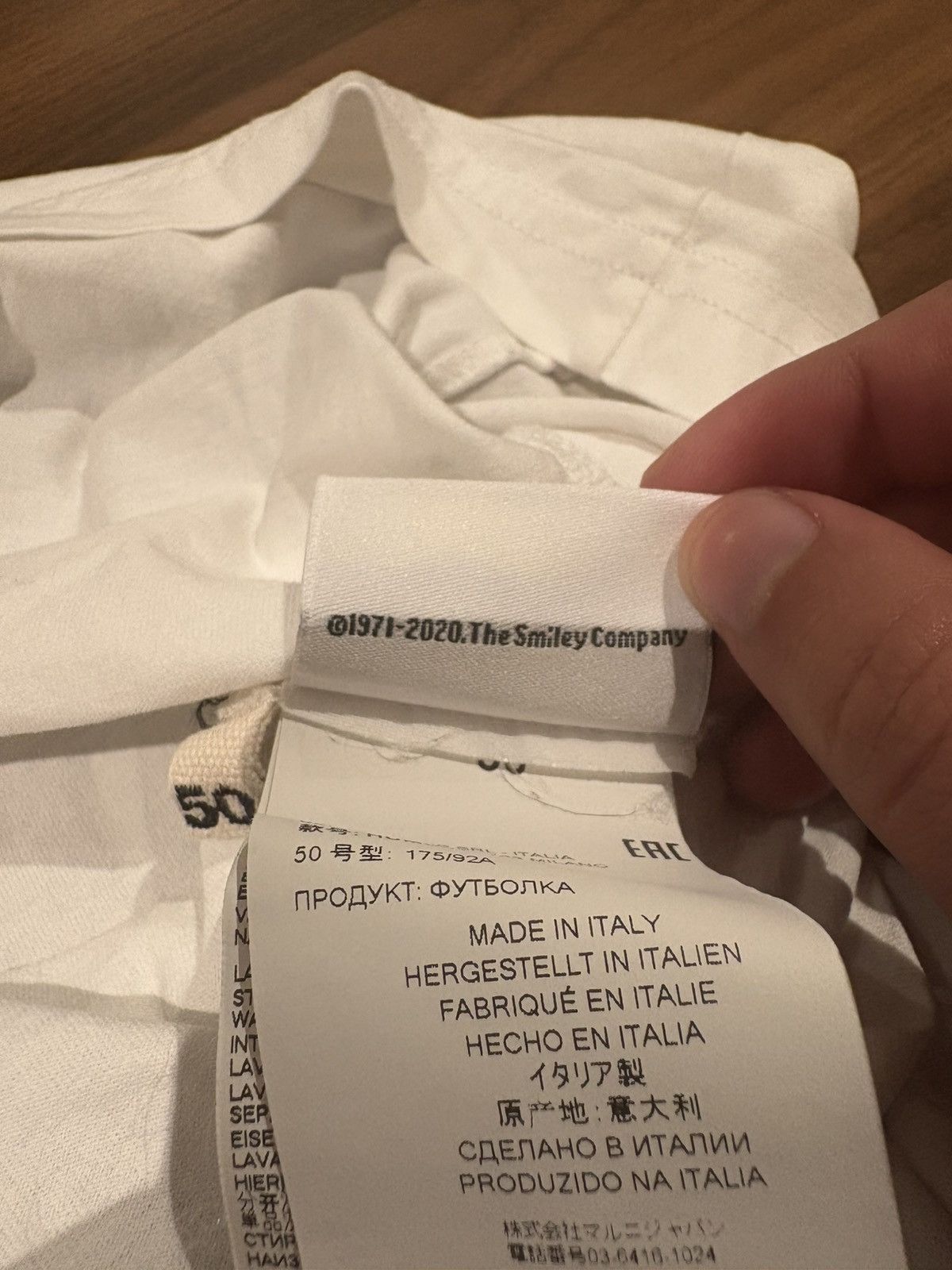 Marni Marbi x smiley tee size 50 Size US M / EU 48-50 / 2 - 7 Thumbnail