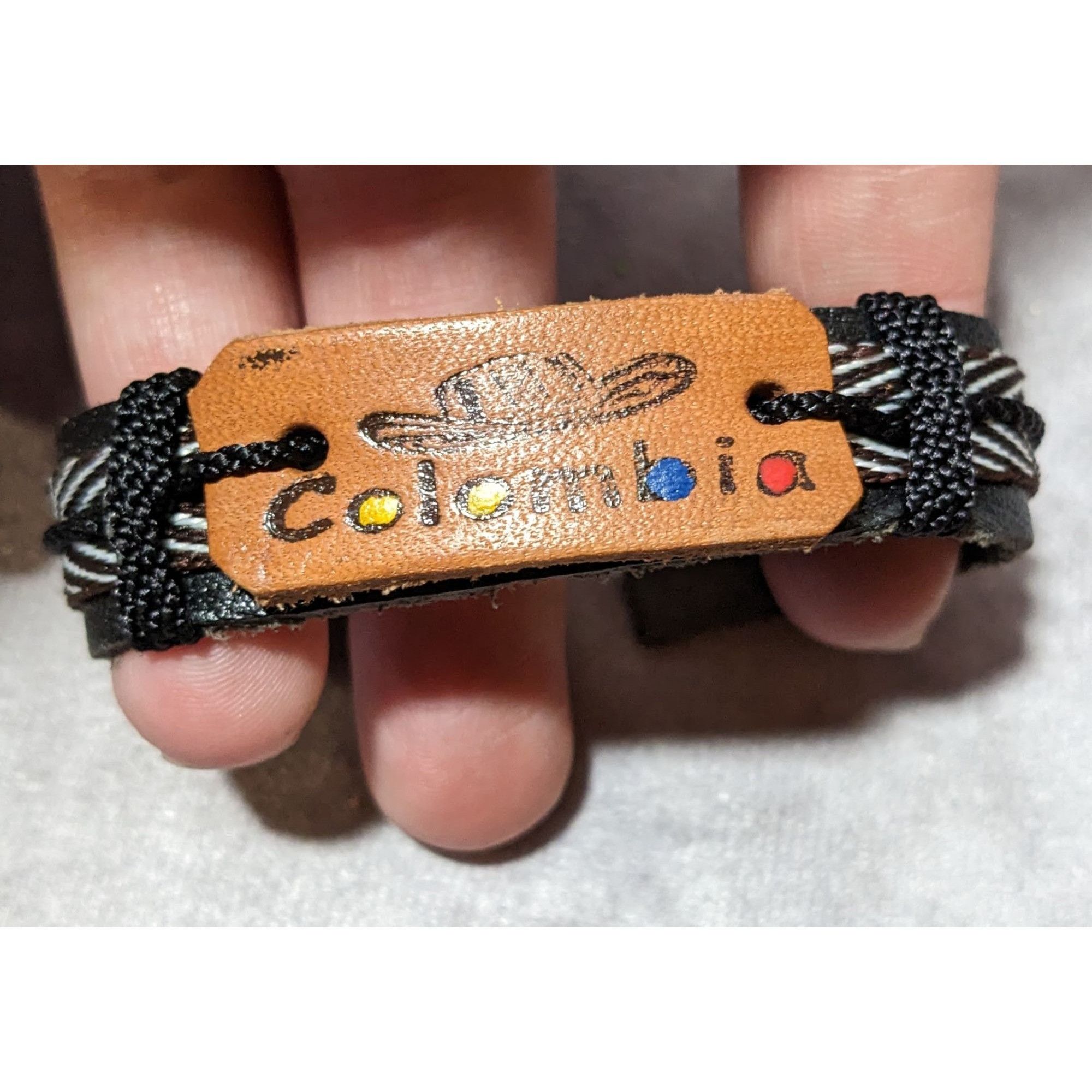 Other Colombia Souvenir Black And Brown Bracelet Size ONE SIZE - 7 Thumbnail