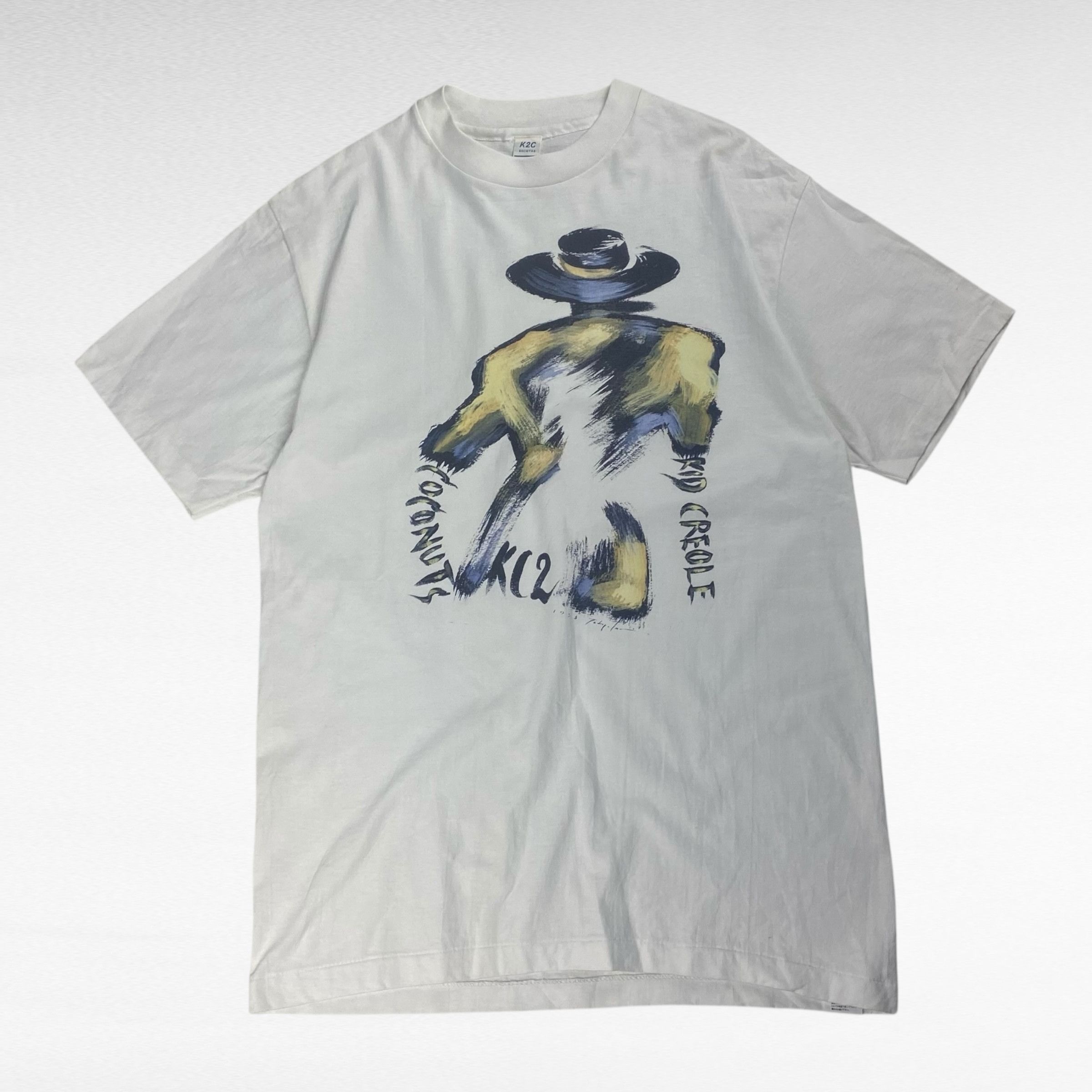 Vintage K2C 90s T-Shirt White Size M Size US M / EU 48-50 / 2 - 1 Thumbnail