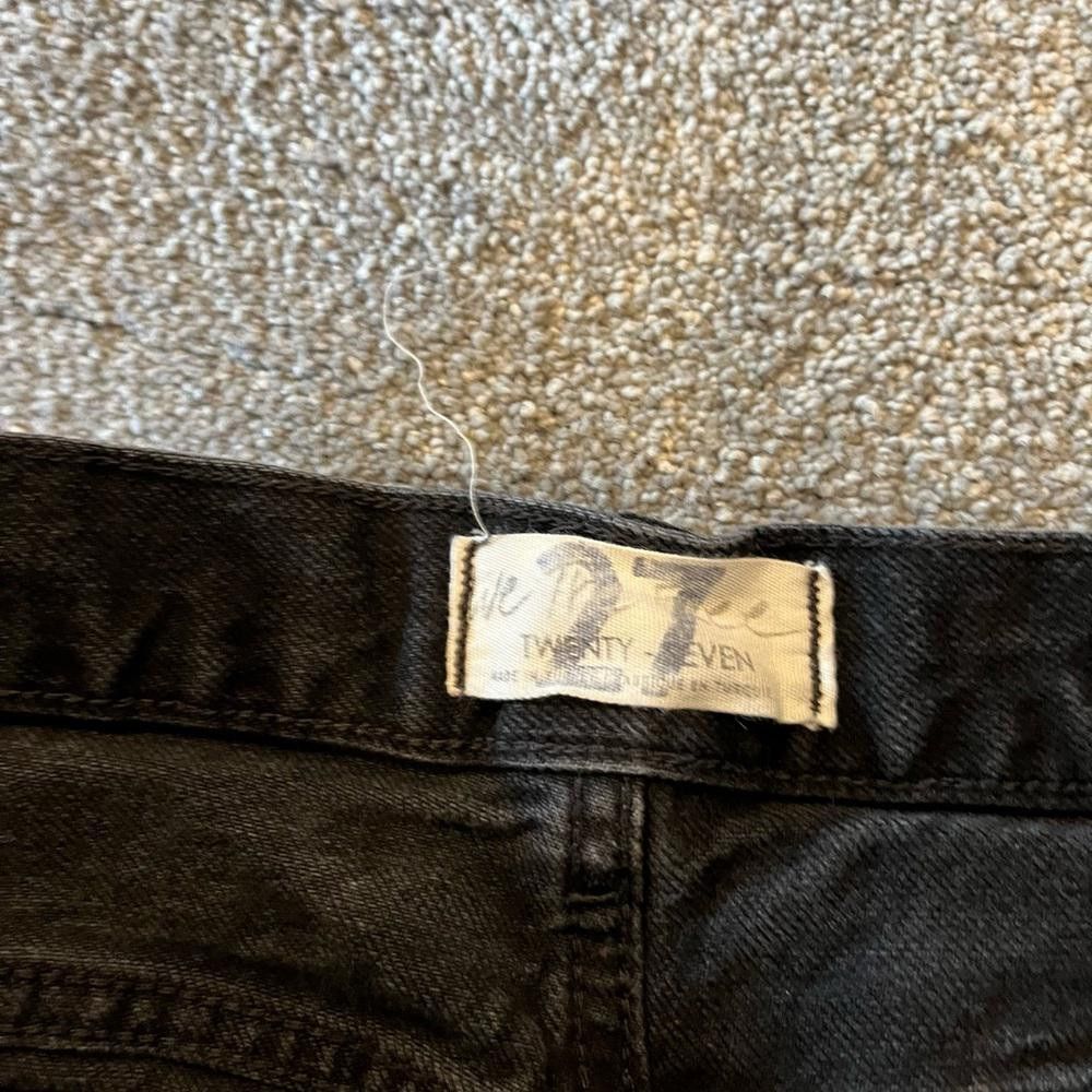 Designer We the free black distressed jeans Size 27" / US 4 / IT 40 - 4 Thumbnail