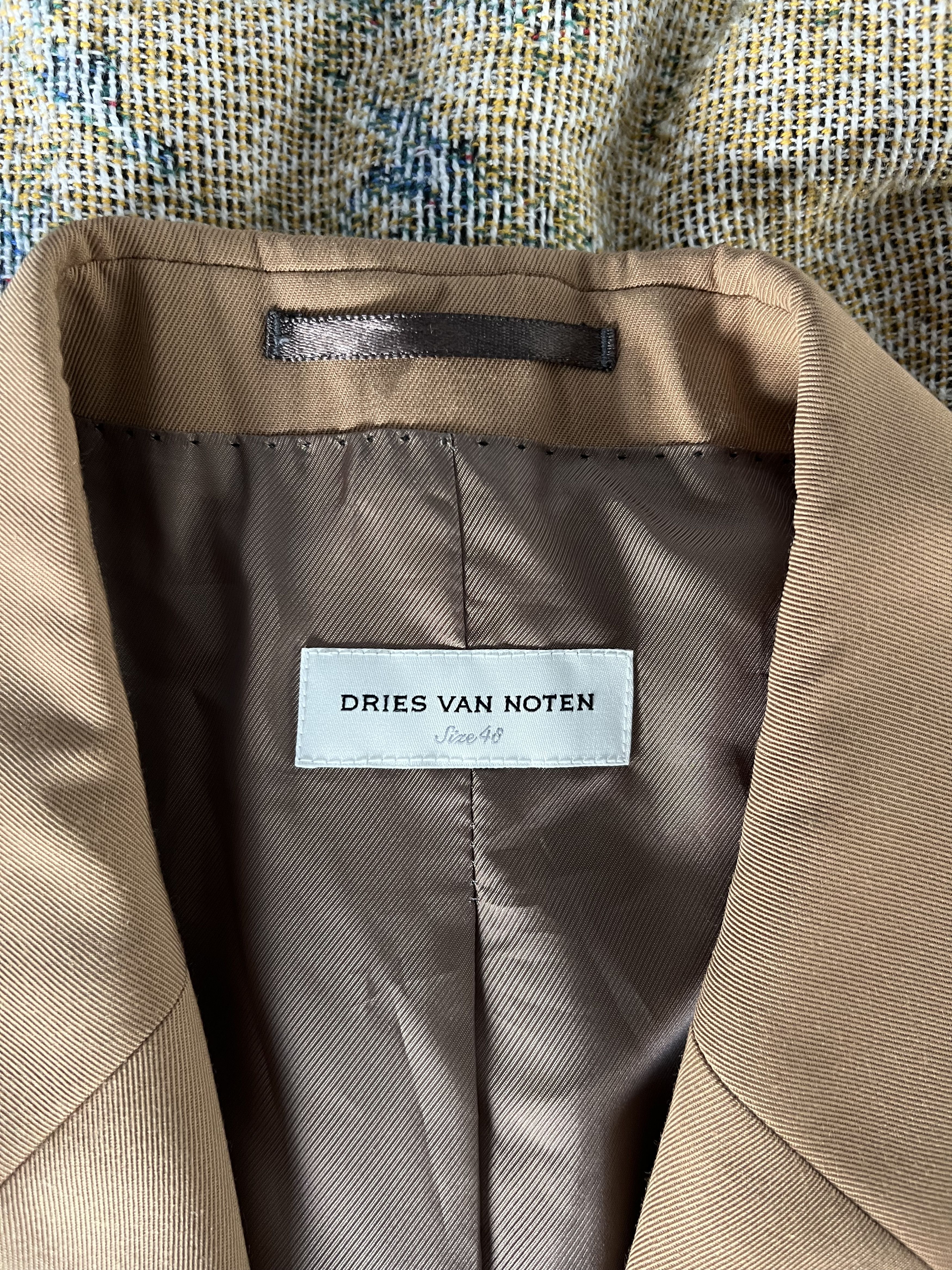 Dries Van Noten Dries Van Noten Bancroft Sports Coat in Camel Size 48R - 8 Thumbnail