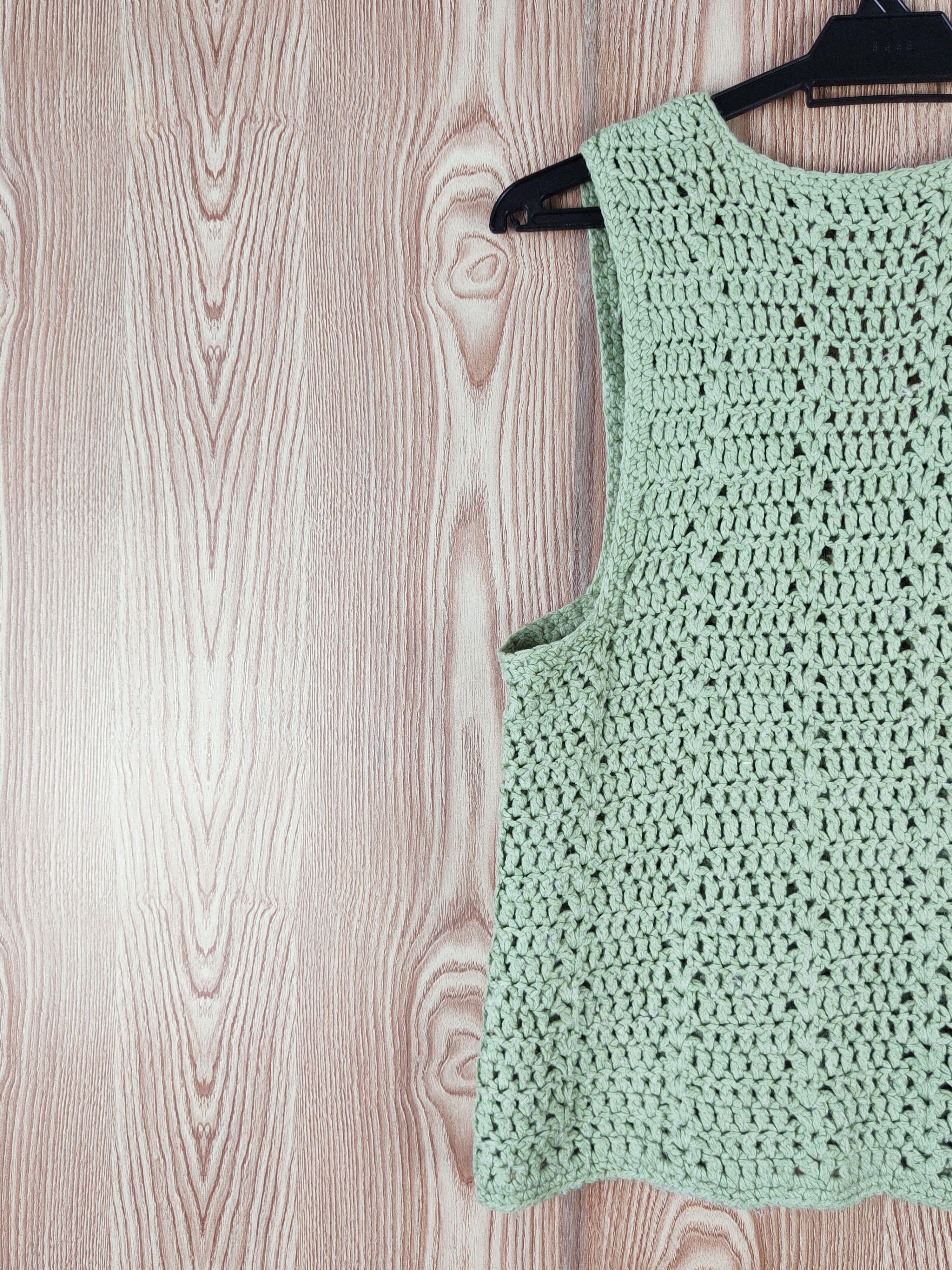Vintage Vintage & faded- Japanese Brand Green Tank Tops Size S / US 4 / IT 40 - 8 Thumbnail