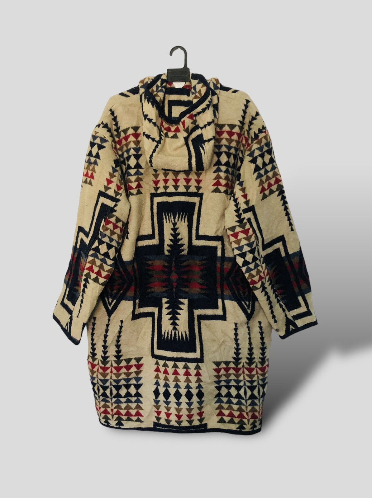Japanese Brand Global News Navajo Fleece Duffle Coat Size US L / EU 52-54 / 3 - 2 Thumbnail