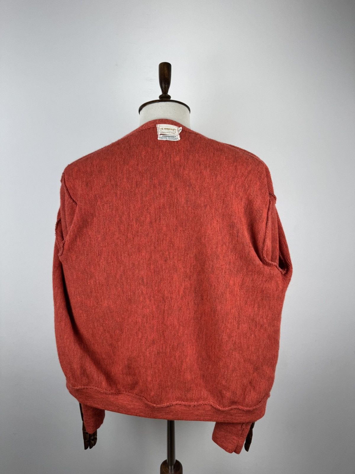 Original Montgomery × Vintage Men’s Vintage BRENT Montgomery Orange Cardigan Sweater L Size US L / EU 52-54 / 3 - 4 Thumbnail