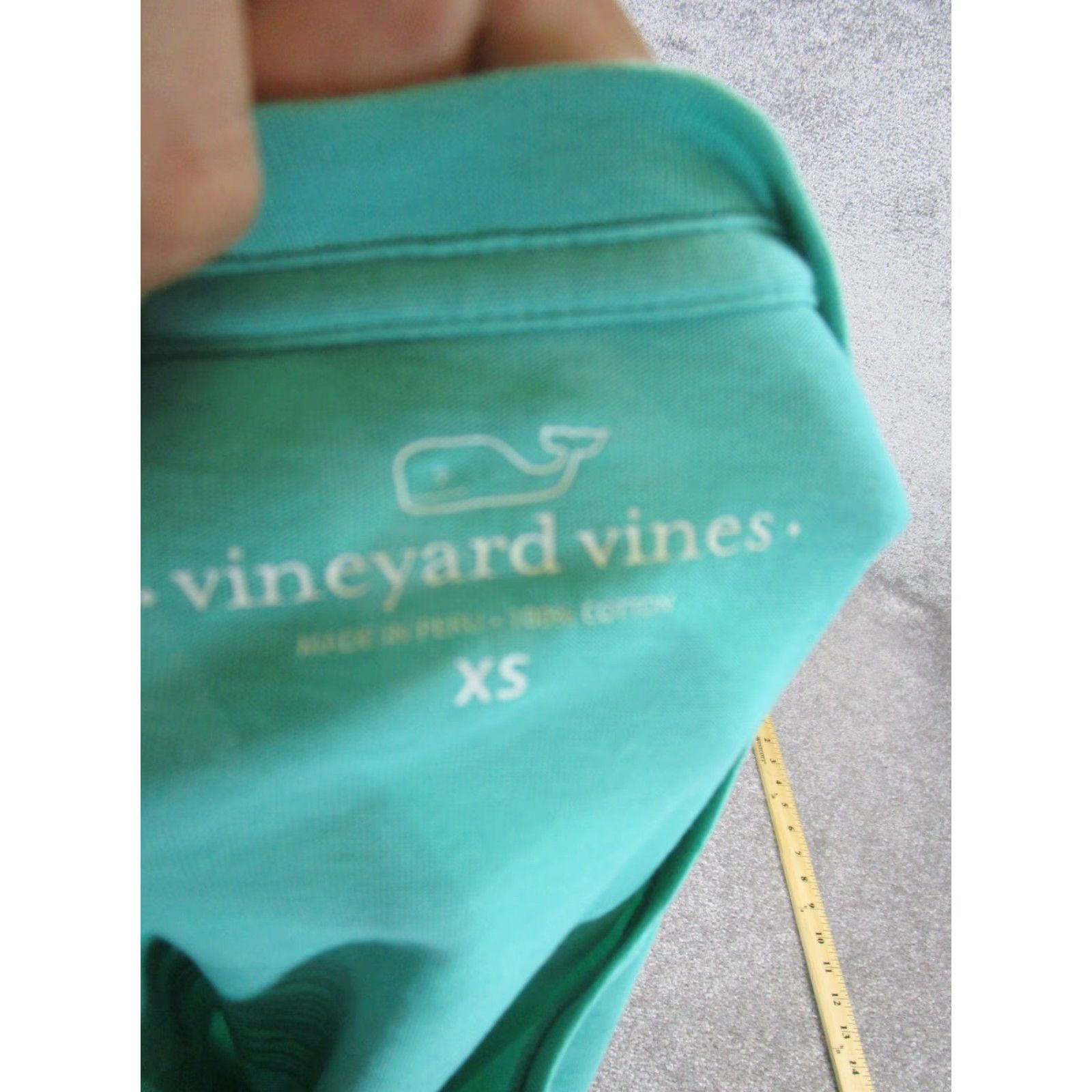 Vineyard Vines Vineyard Vines Shirt XS Mens Green Long Sleeve T-Shirt Cotton Crew Neck, Solid, Vintage? (If vintage not stated) Size US XS / EU 42 / 0 - 6 Thumbnail