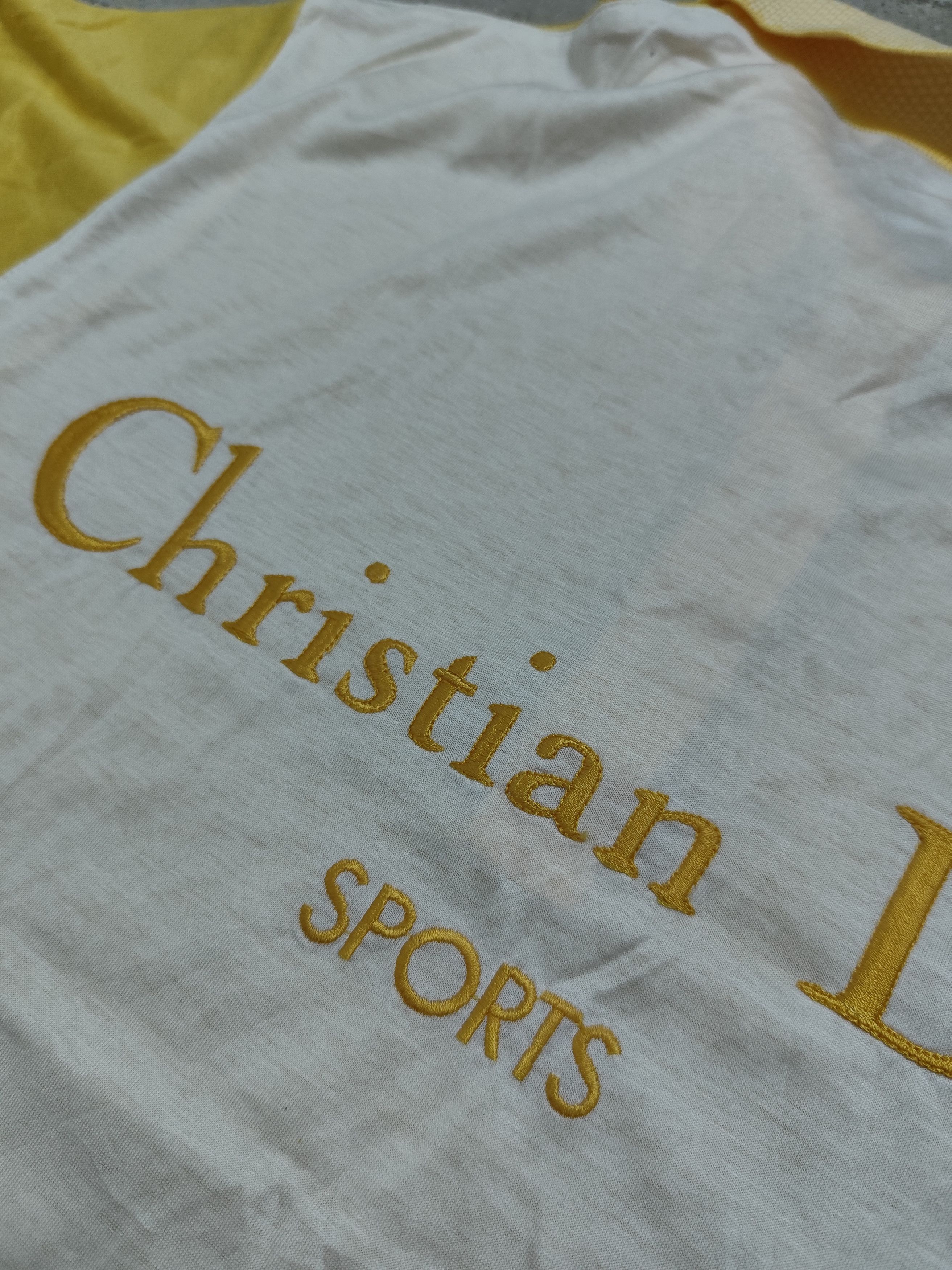 Christian Dior Monsieur VINTAGE CHRISTIAN DIOR SPORTS POLO BIG LOGO EMBROID Size L / US 10 / IT 46 - 11 Thumbnail