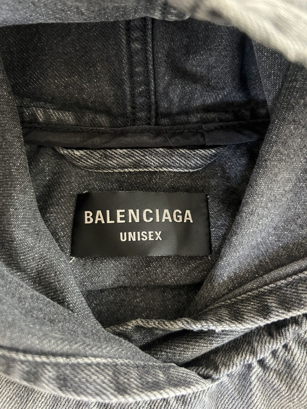 Balenciaga Balenciaga denim hoodie jacket Size US M / EU 48-50 / 2 - 4 Thumbnail
