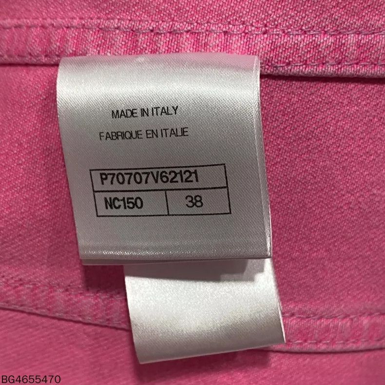 Chanel Chanel Pink Denim Jacket Size M / US 6-8 / IT 42-44 - 5 Thumbnail