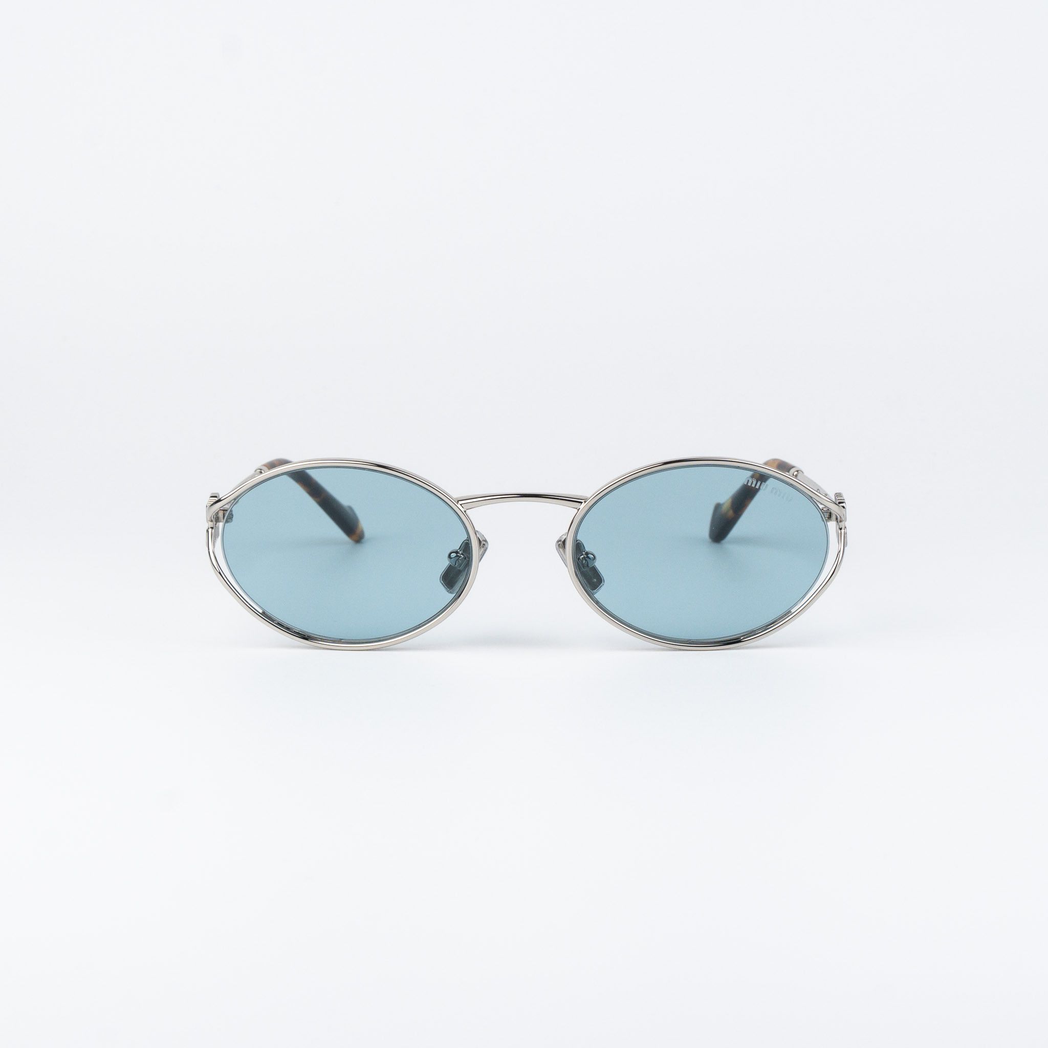 Miu Miu Miu Miu Women Sunglasses LOGO MU52YS 1BC20R NEW AUTHENTIC Size ONE SIZE - 2 Thumbnail