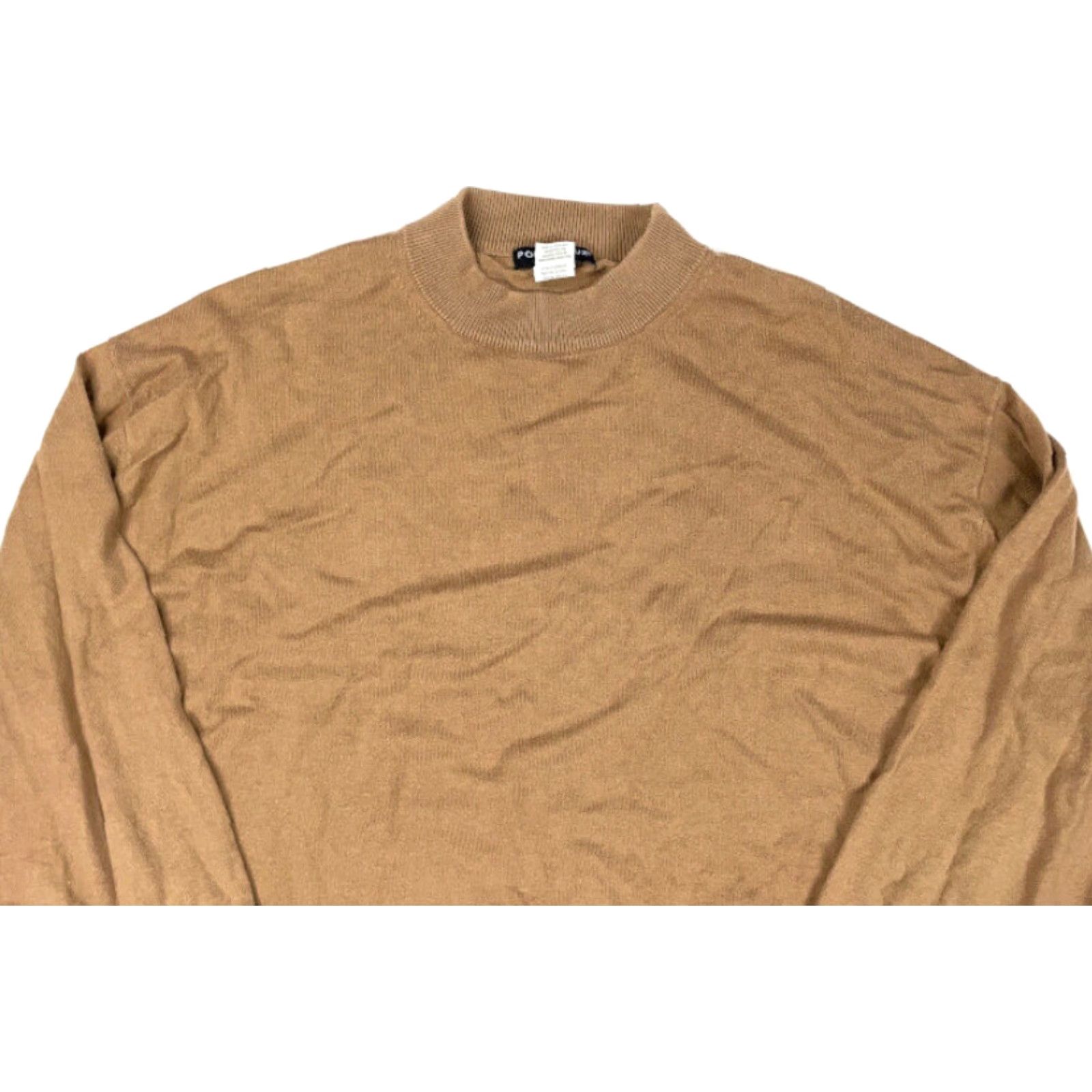 Vintage VINTAGE Portocruz Sweater Mens 2XL Brown Mock Neck Lightweight Knit 80s Canada Made Size US XXL / EU 58 / 5 - 3 Thumbnail