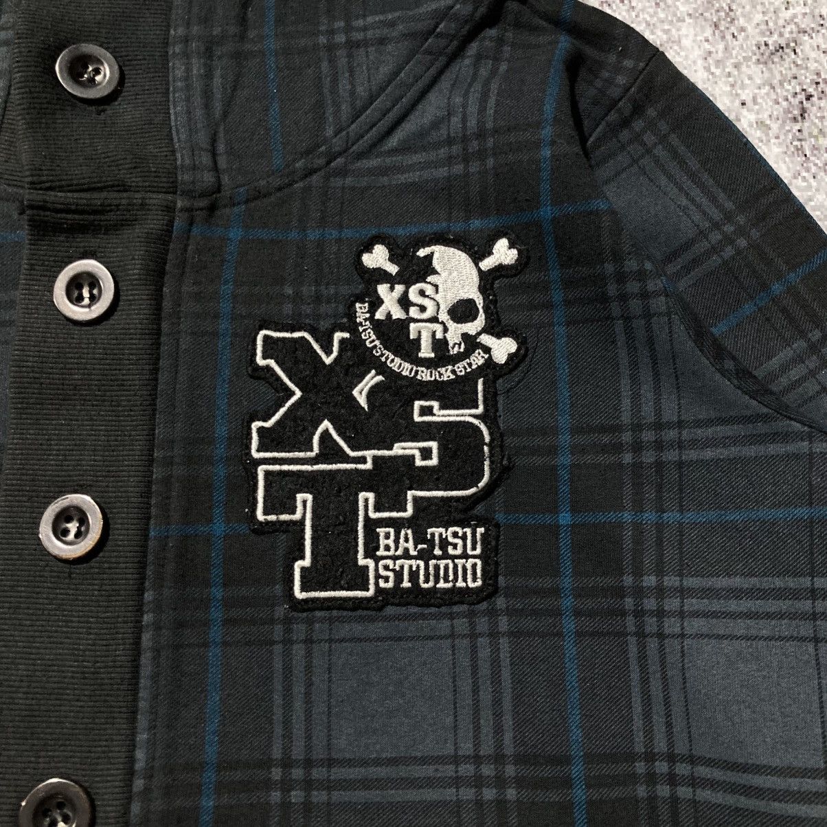 Japanese Brand 2000s Ba-Tsu Studio Skull Logo Punk Button Hoodie Sly Style Size US M / EU 48-50 / 2 - 5 Thumbnail