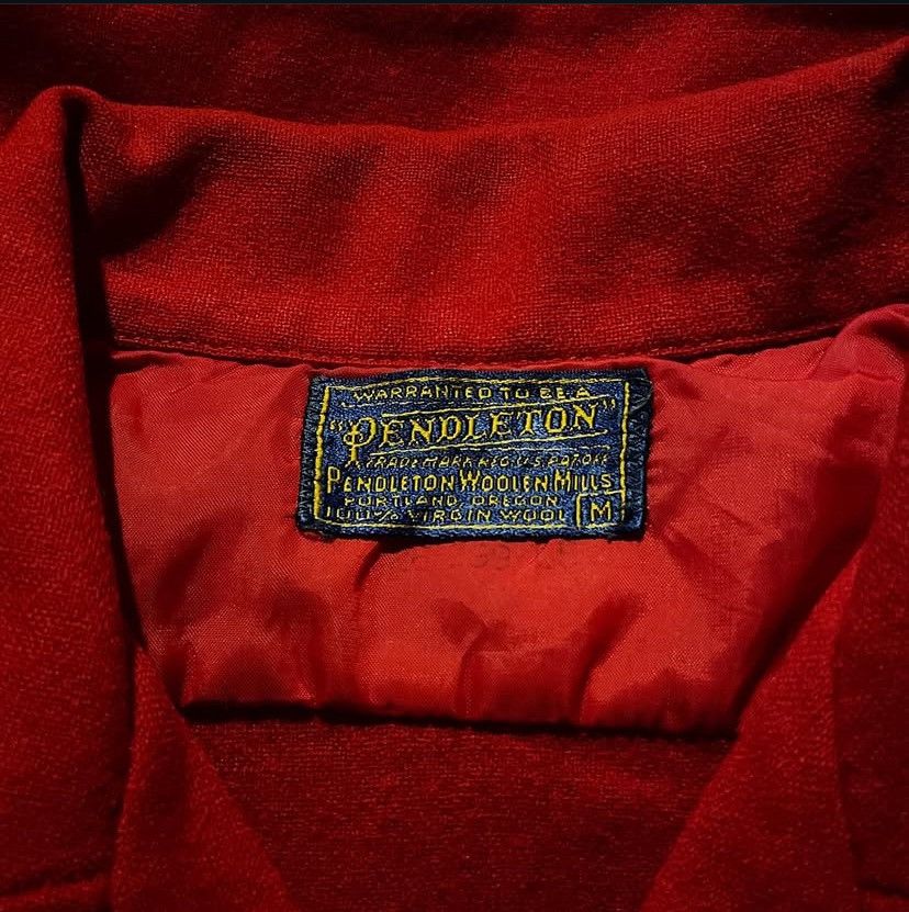 Pendleton Vintage 60s Pendleton Red Wool Flannel Size US M / EU 48-50 / 2 - 4 Thumbnail