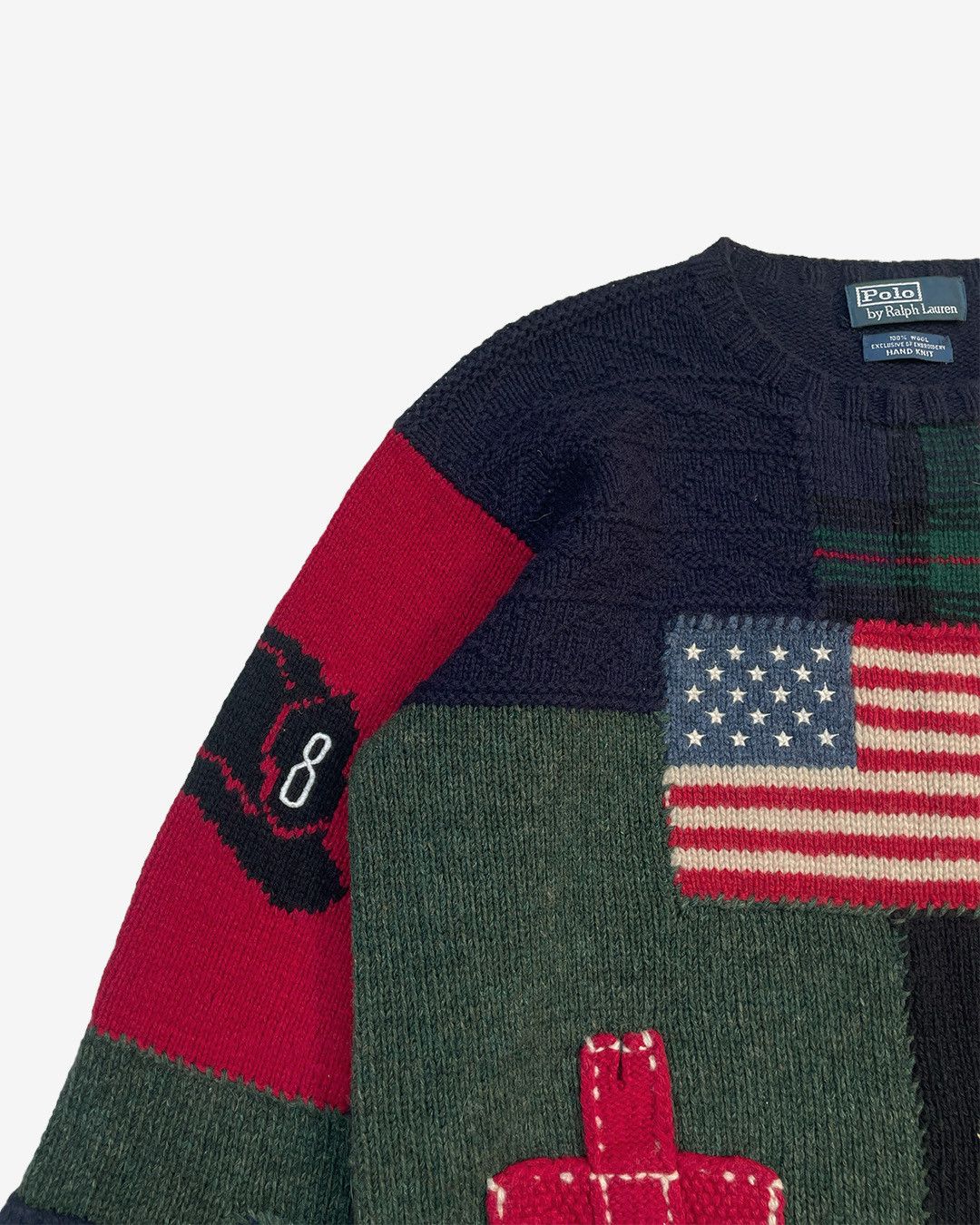 Polo Ralph Lauren Polo Ralph Lauren 911 Handknit Wool Sweater Size US M / EU 48-50 / 2 - 7 Thumbnail