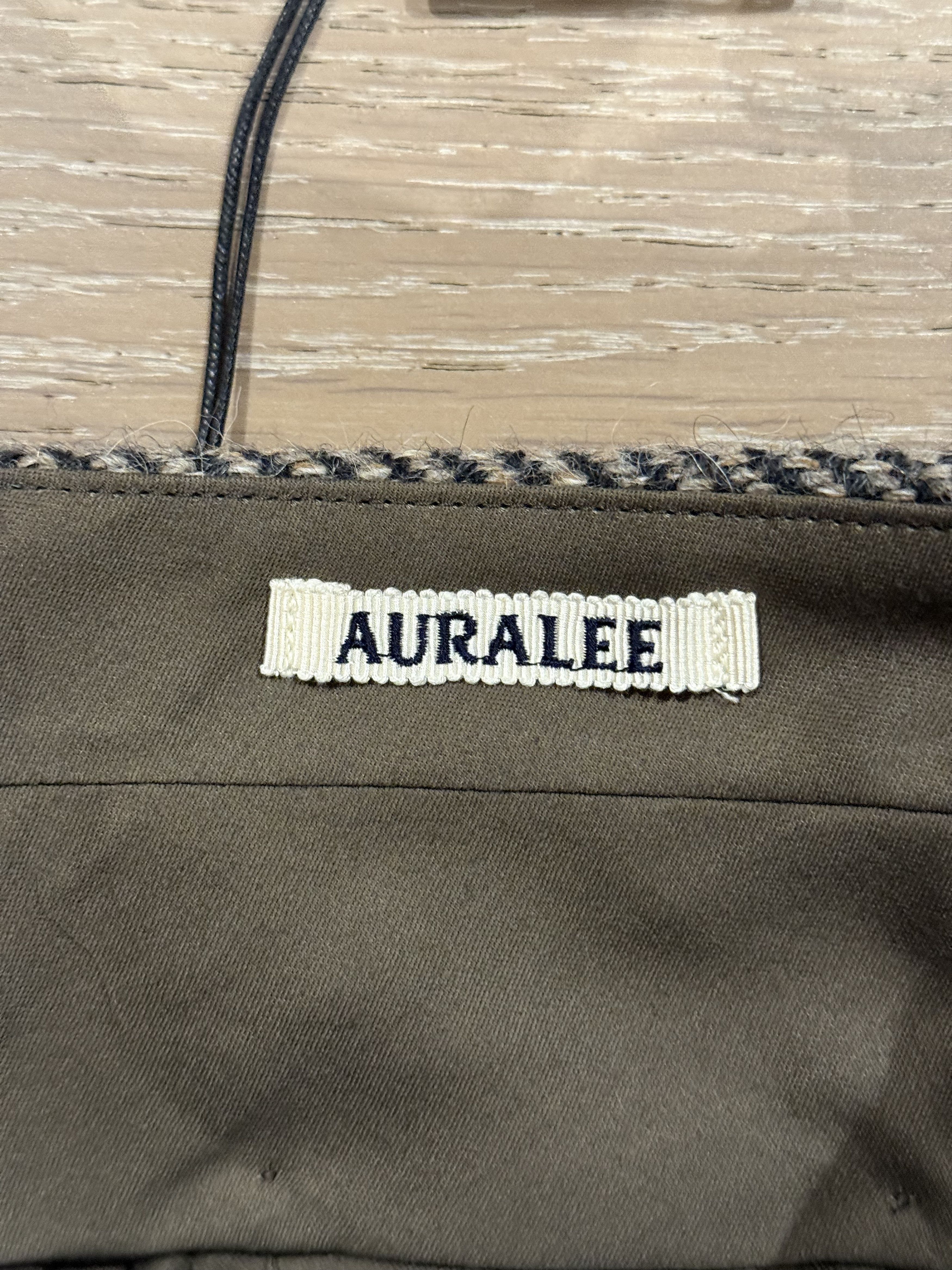 Auralee 💚 Auralee Alpaca Shetland Wool Tweed Slacks NEW Size US 34 / EU 50 - 18 Thumbnail