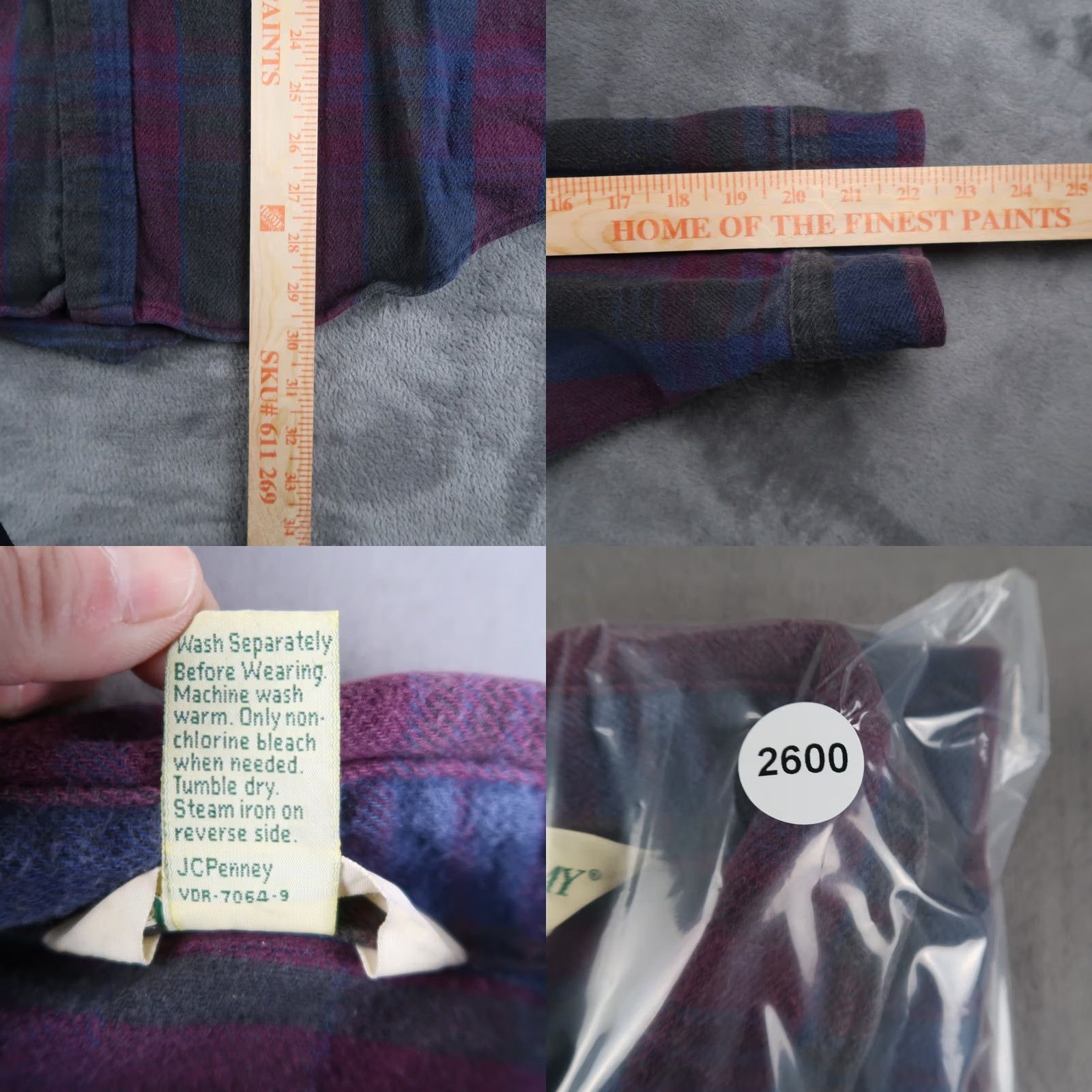 Vintage VINTAGE St Johns Bay Plaid Flannel Button Up Shirt Mens XL XLarge USA Made Size US XL / EU 56 / 4 - 8 Thumbnail