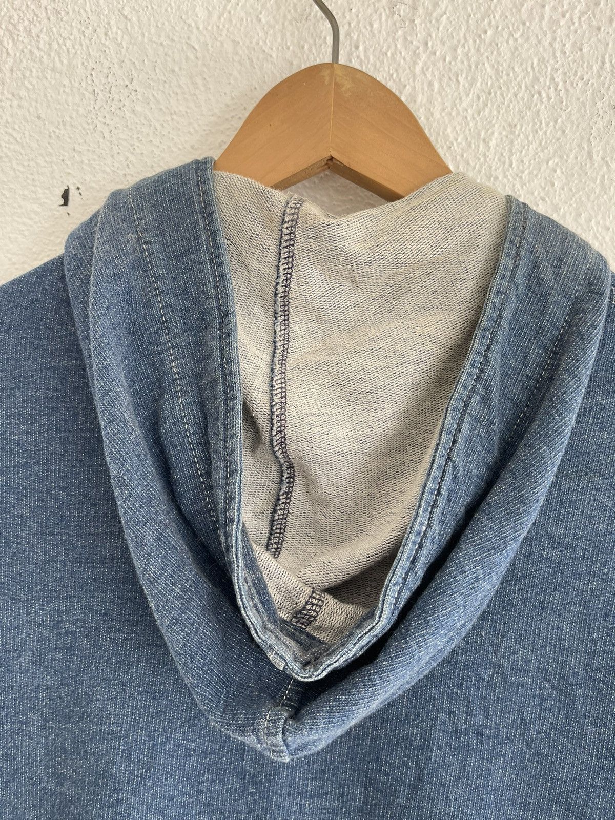 Issey Miyake × Japanese Brand × Ne-Net Ne Net Button Up Indigo Hooded Size US M / EU 48-50 / 2 - 5 Thumbnail