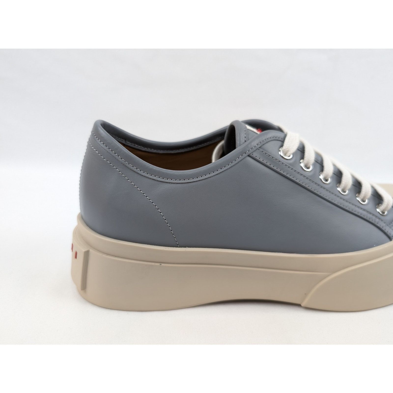 Marni o1rshd1 Leather Pablo Lace-up Sneaker in Grey Size US 10 / EU 43 - 3 Thumbnail