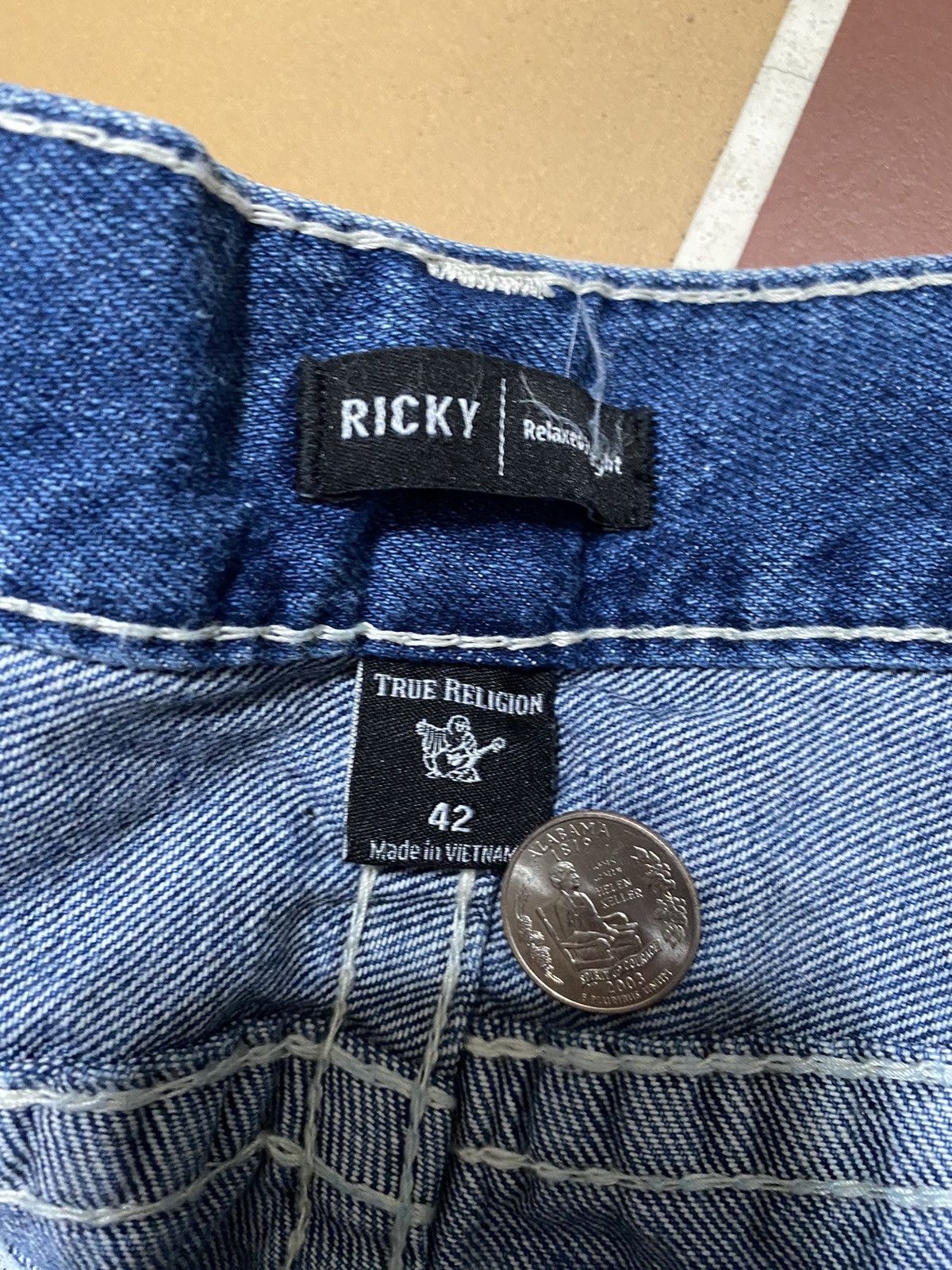True Religion True Religion Ricky Jeans 42 Size US 42 / EU 58 - 5 Thumbnail