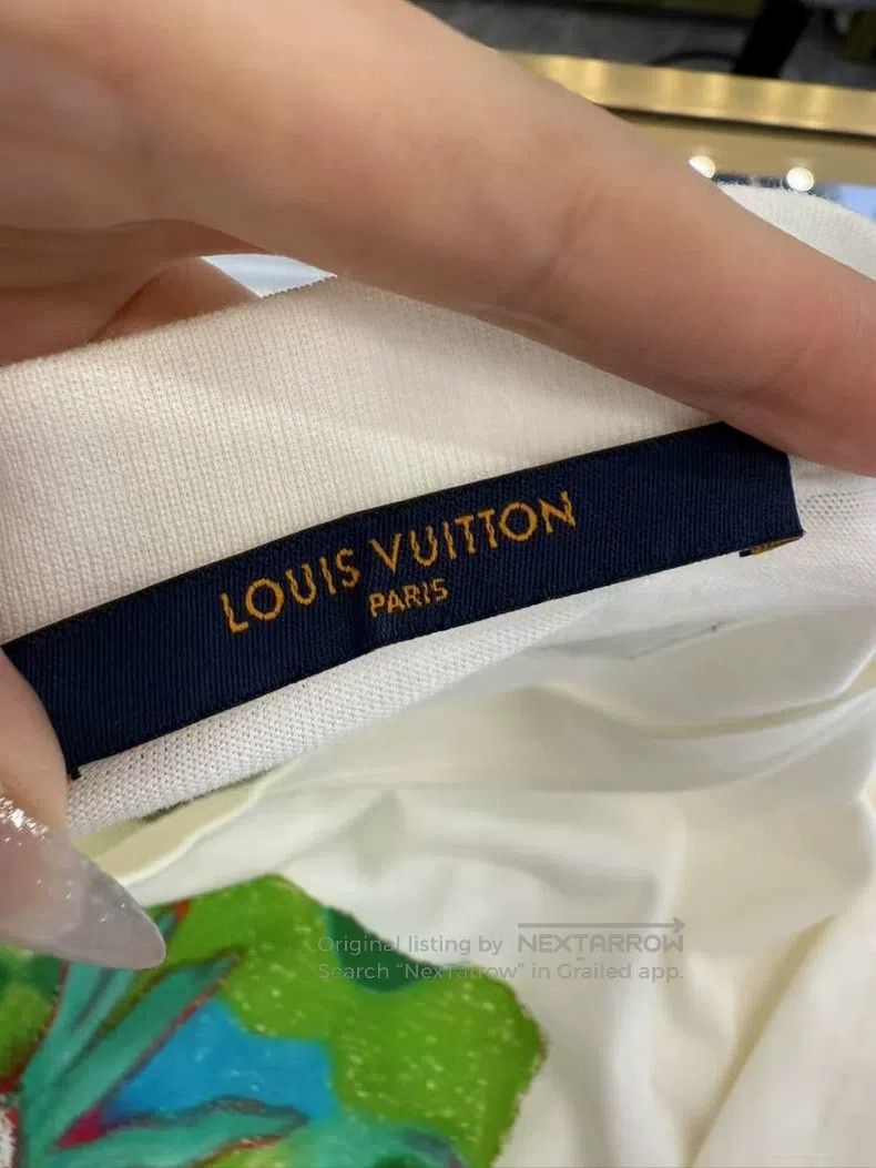 Louis Vuitton Louis Vuitton Cartoon Color Graffiti Printed Half Sleeve T Size US XL / EU 56 / 4 - 7 Thumbnail