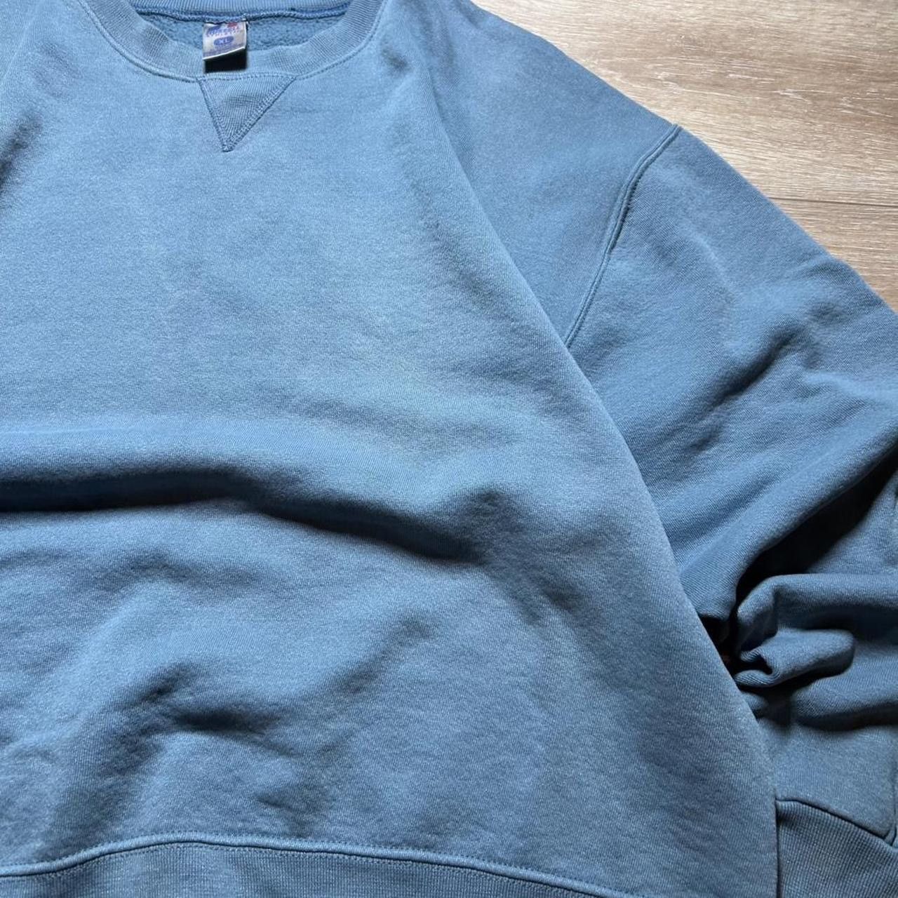 Russell Athletic Vintage 90s Russell Athletic Crewneck Sweatshirt steel blue Size US XL / EU 56 / 4 - 3 Thumbnail
